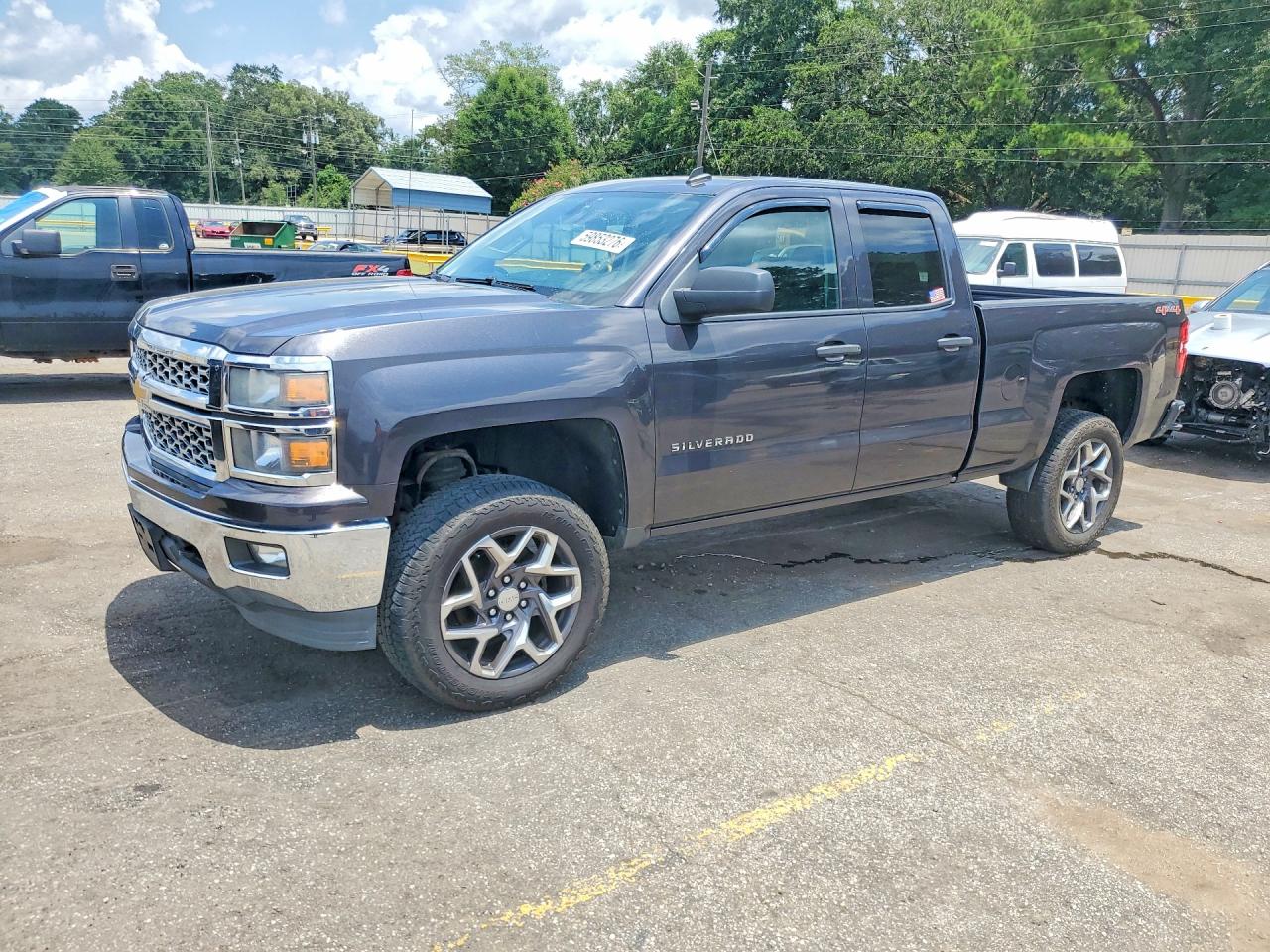 2014 Chevrolet Silverado K1500 Lt Gray vin: 1GCVKREH8EZ308846