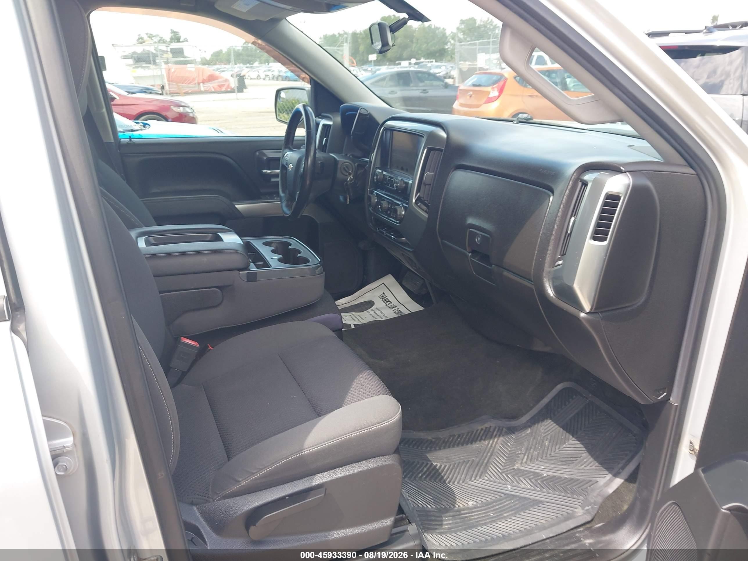 2014 Chevrolet Silverado 1500 Lt Silver vin: 1GCVKREH8EZ344892