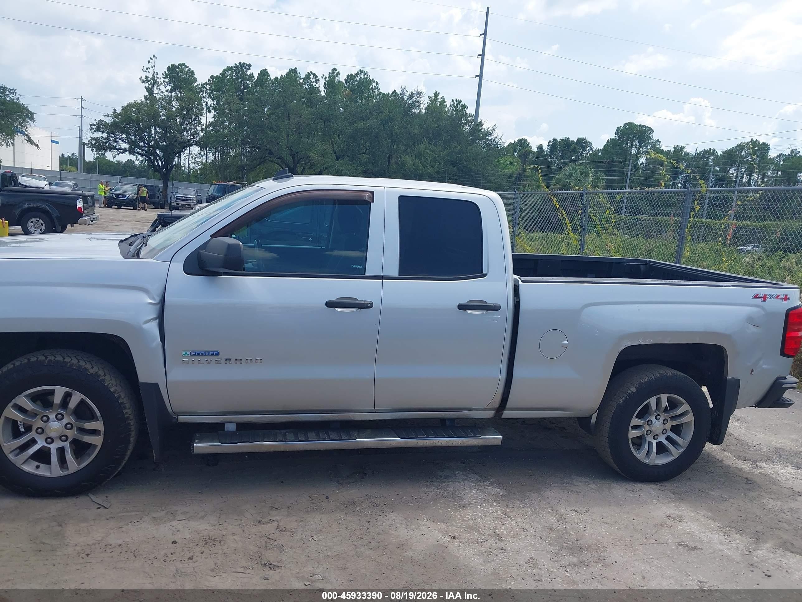2014 Chevrolet Silverado 1500 Lt Silver vin: 1GCVKREH8EZ344892