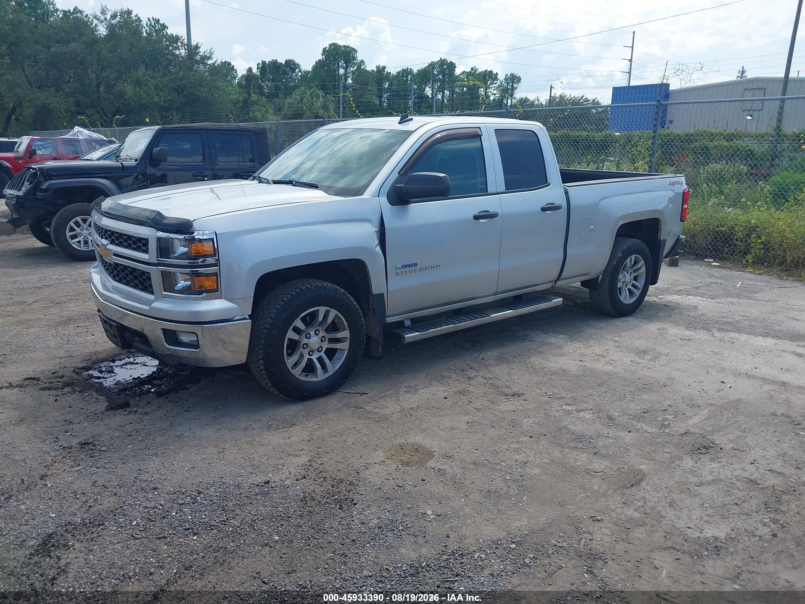 2014 Chevrolet Silverado 1500 Lt Silver vin: 1GCVKREH8EZ344892