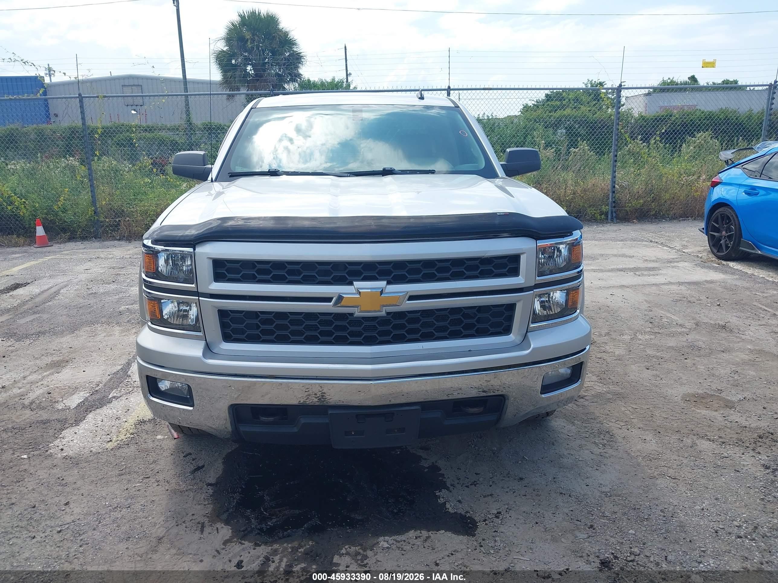 2014 Chevrolet Silverado 1500 Lt Silver vin: 1GCVKREH8EZ344892