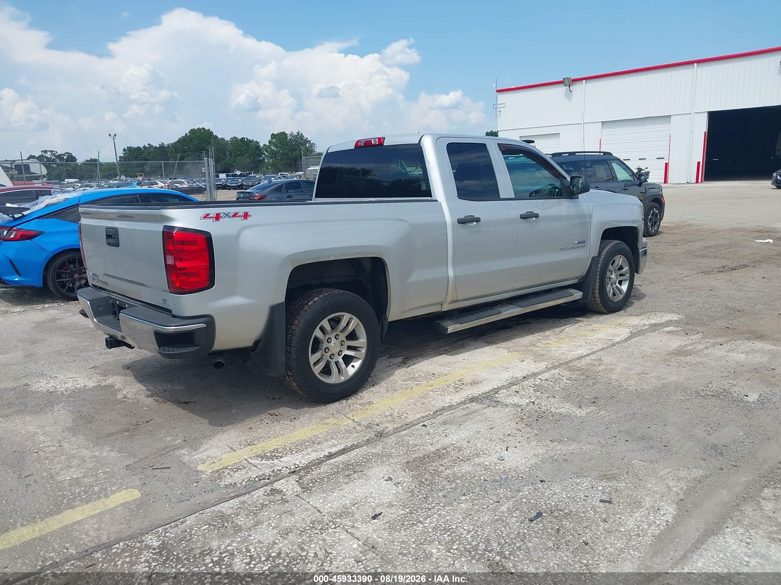 2014 Chevrolet Silverado 1500 Lt Silver vin: 1GCVKREH8EZ344892