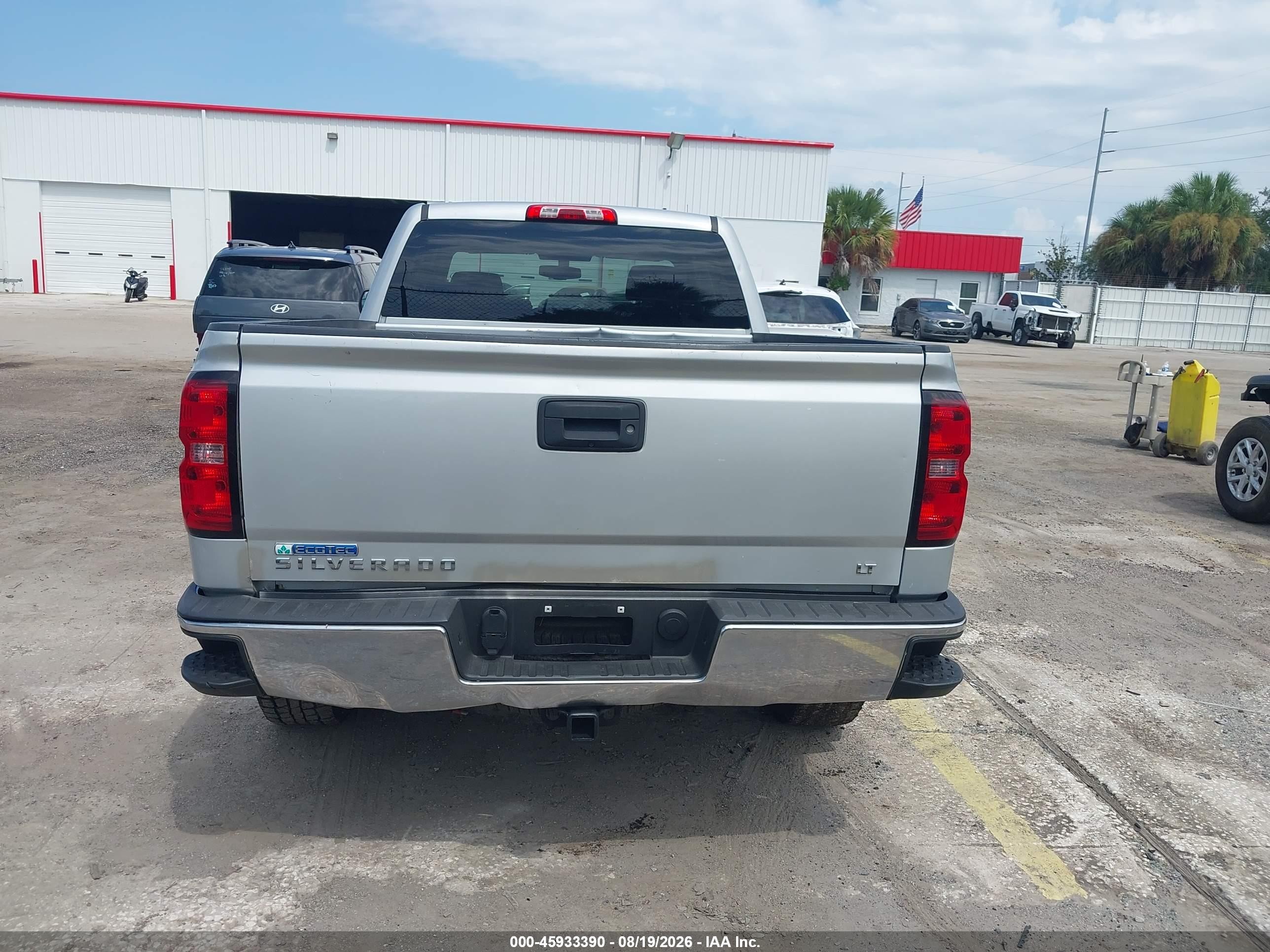 2014 Chevrolet Silverado 1500 Lt Silver vin: 1GCVKREH8EZ344892