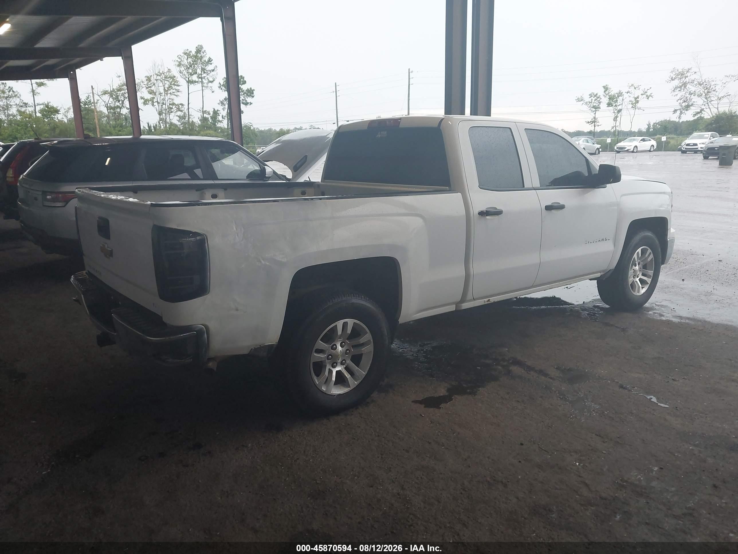 2014 Chevrolet Silverado 1500 Lt Белый vin: 1GCVKREH8EZ404752