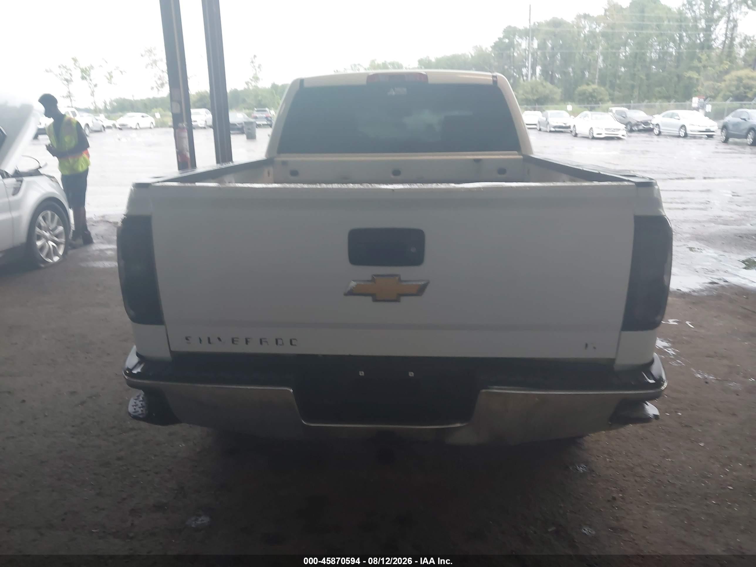 2014 Chevrolet Silverado 1500 Lt Белый vin: 1GCVKREH8EZ404752