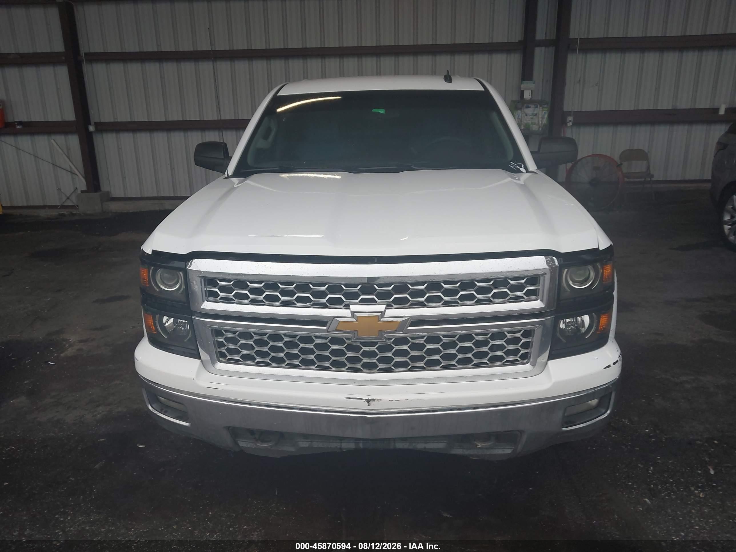 2014 Chevrolet Silverado 1500 Lt Белый vin: 1GCVKREH8EZ404752