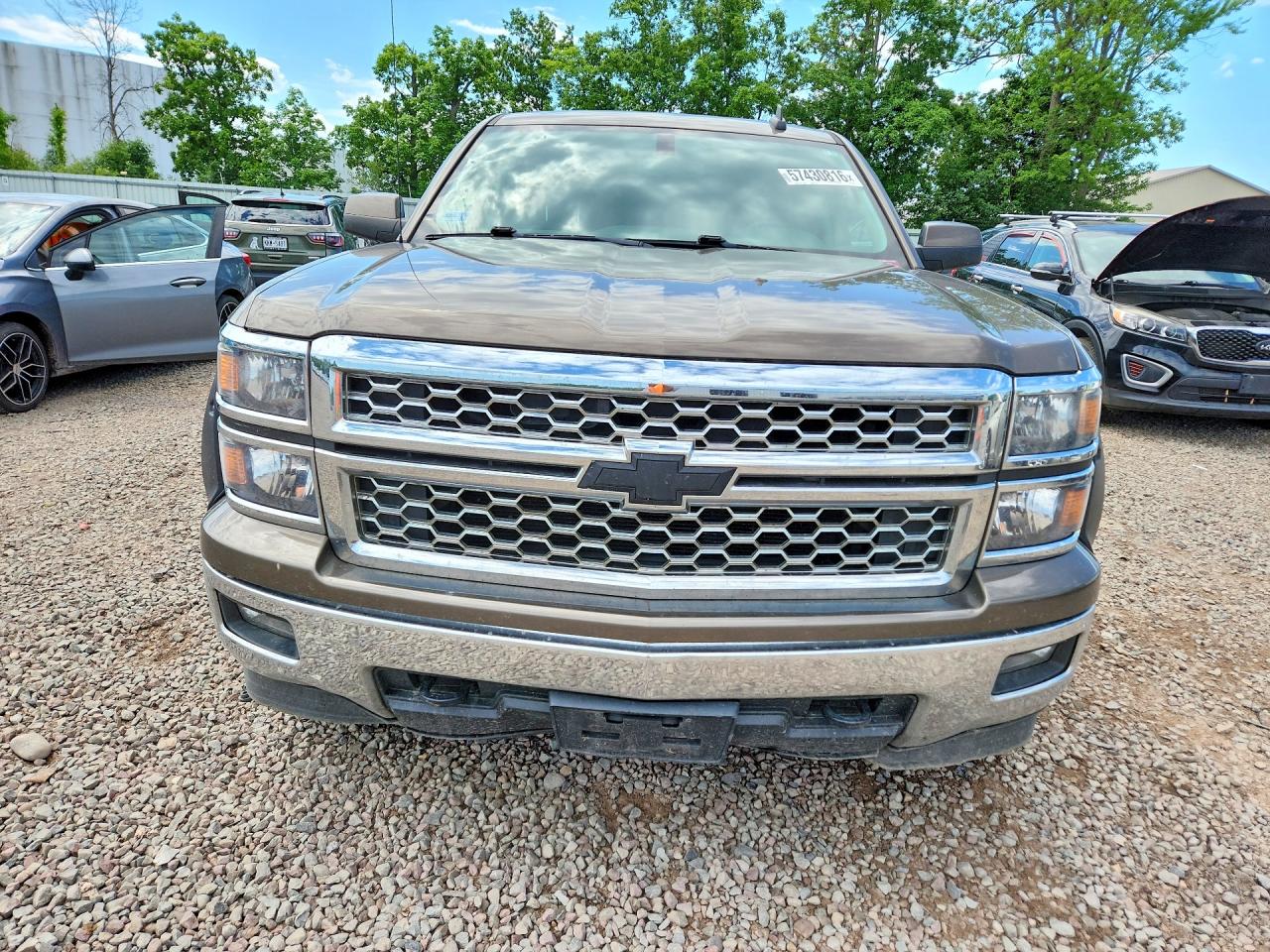 2015 Chevrolet Silverado K1500 Lt Brown vin: 1GCVKREH8FZ167083