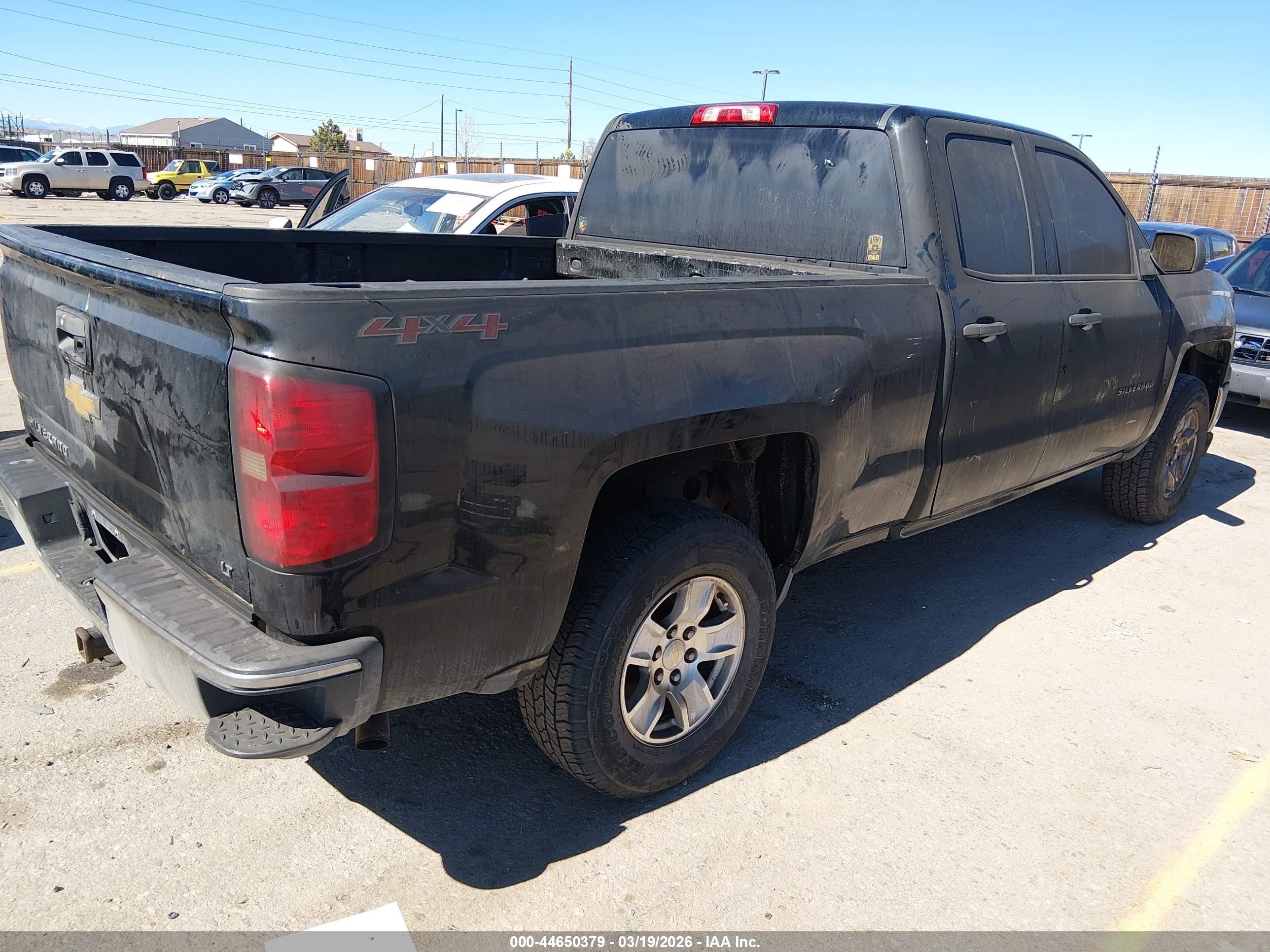 2014 Chevrolet Silverado 1500 1lt Black vin: 1GCVKREH9EZ238015