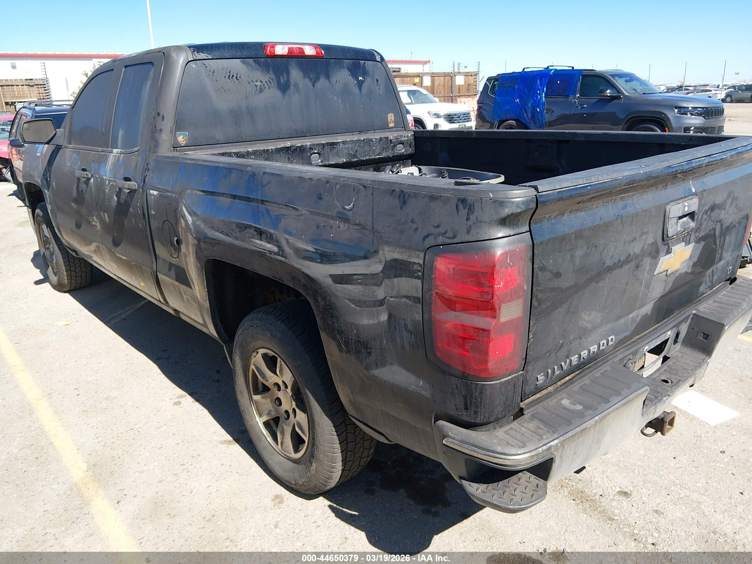 2014 Chevrolet Silverado 1500 1lt Black vin: 1GCVKREH9EZ238015