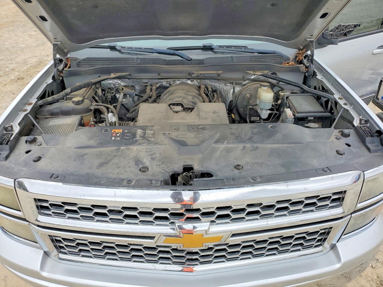 2015 Chevrolet Silverado K1500 Lt Silver vin: 1GCVKREH9FZ252689