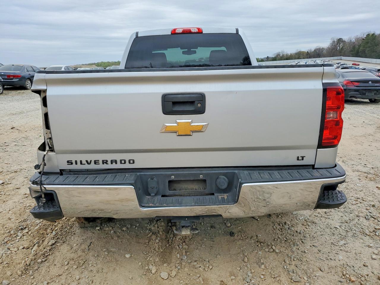 2015 Chevrolet Silverado K1500 Lt Silver vin: 1GCVKREH9FZ252689