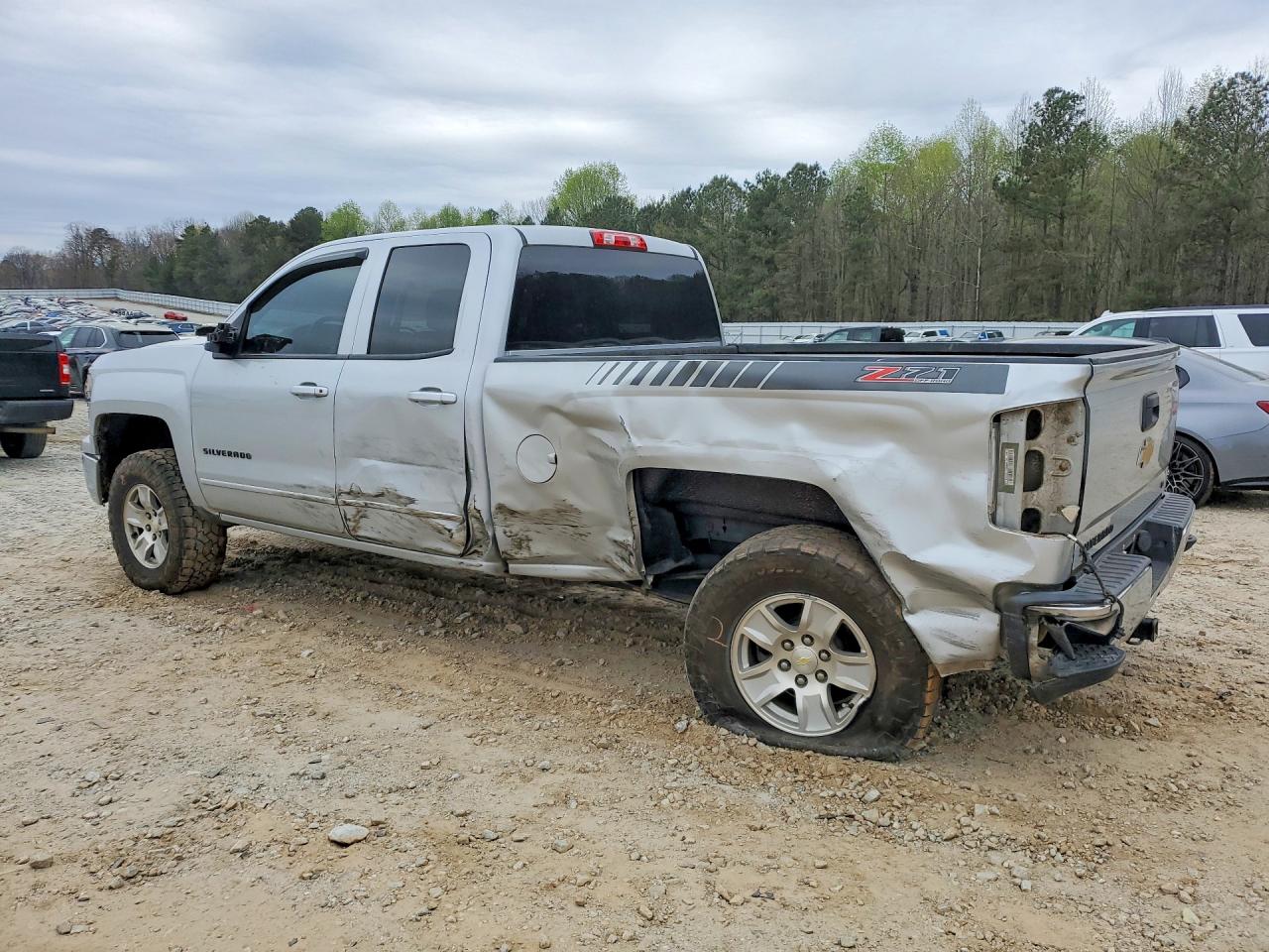 2015 Chevrolet Silverado K1500 Lt Silver vin: 1GCVKREH9FZ252689