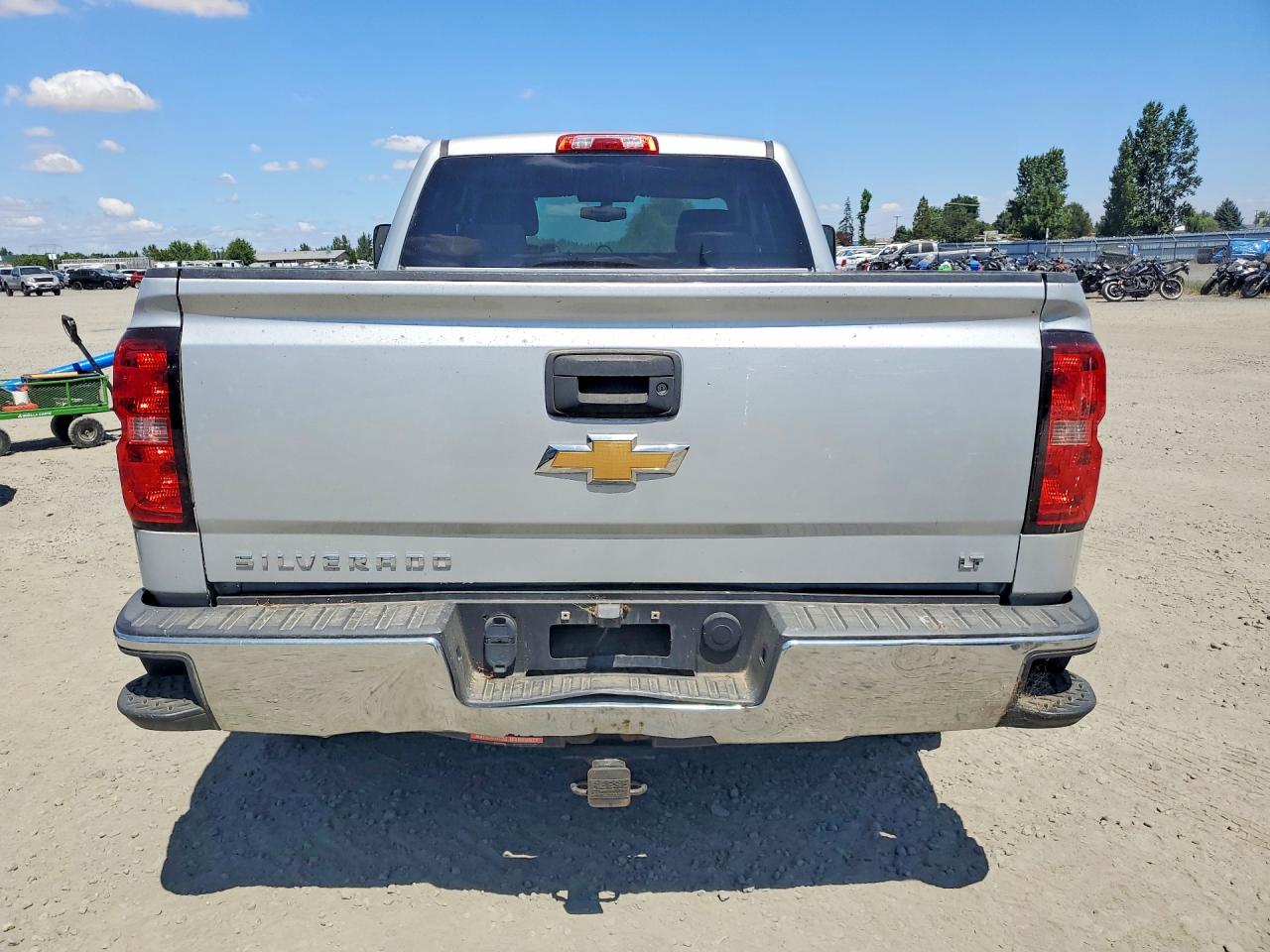 2015 Chevrolet Silverado K1500 Lt Silver vin: 1GCVKREH9FZ303754