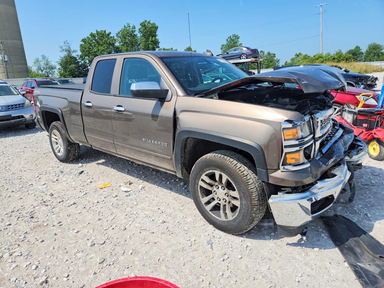 2015 Chevrolet Silverado K1500 Lt Brown vin: 1GCVKREH9FZ321963
