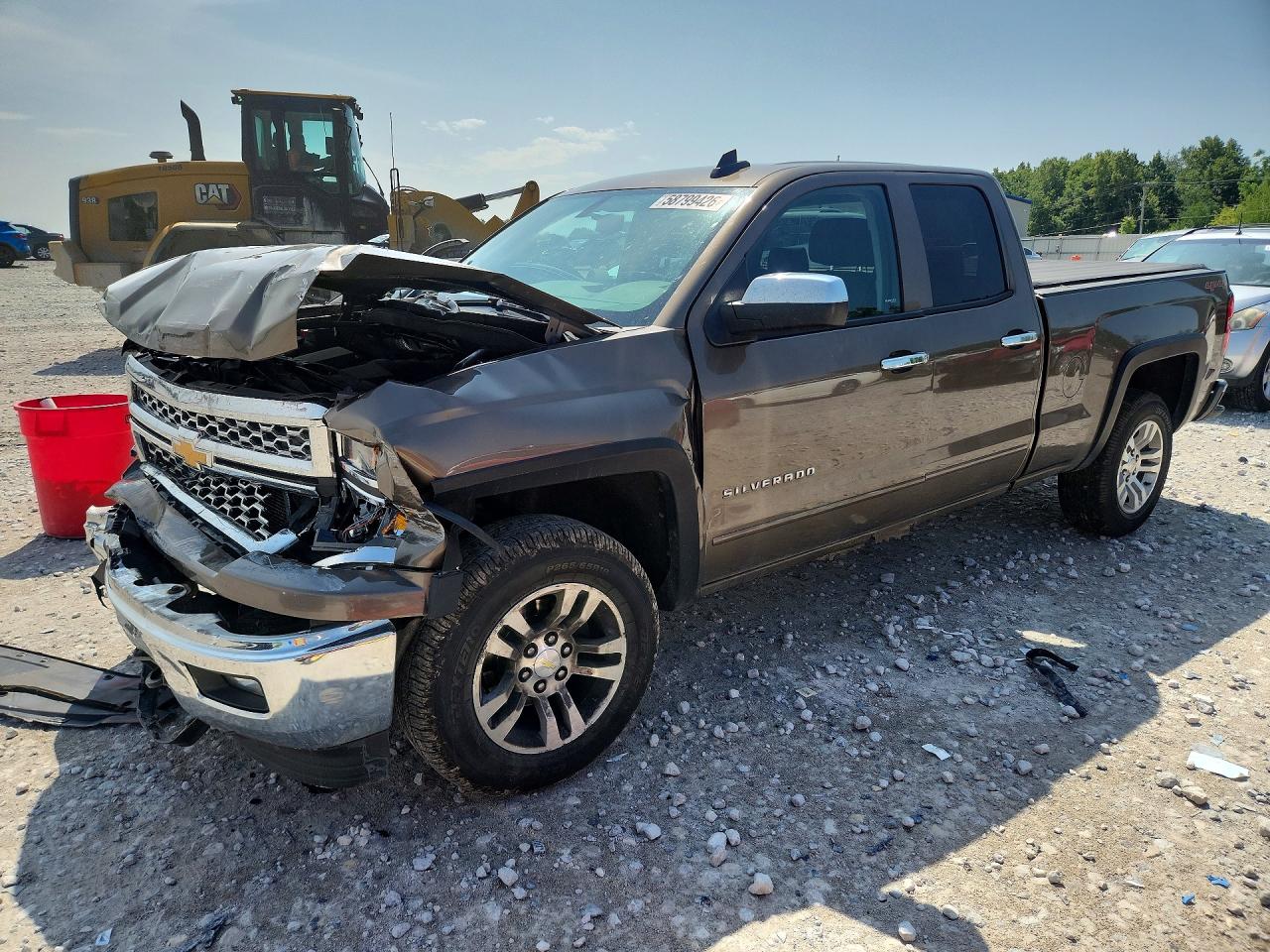 2015 Chevrolet Silverado K1500 Lt Brown vin: 1GCVKREH9FZ321963