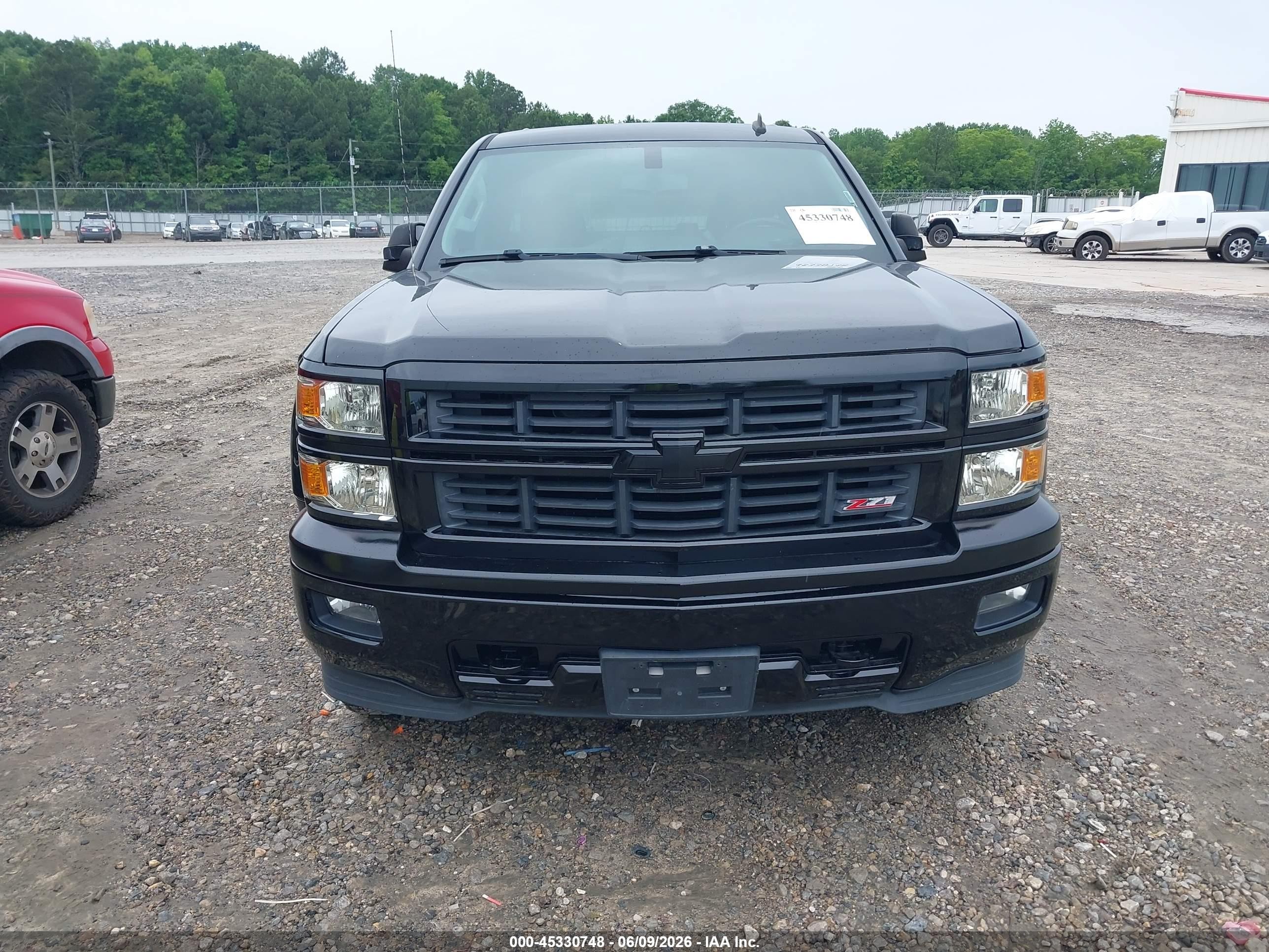 2014 Chevrolet Silverado 1500 2lt Black vin: 1GCVKREHXEZ294383