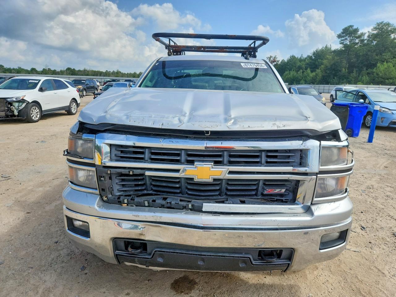 2015 Chevrolet Silverado K1500 Lt Silver vin: 1GCVKREHXFZ182443