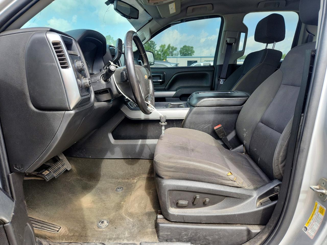 2015 Chevrolet Silverado K1500 Lt Silver vin: 1GCVKREHXFZ182443