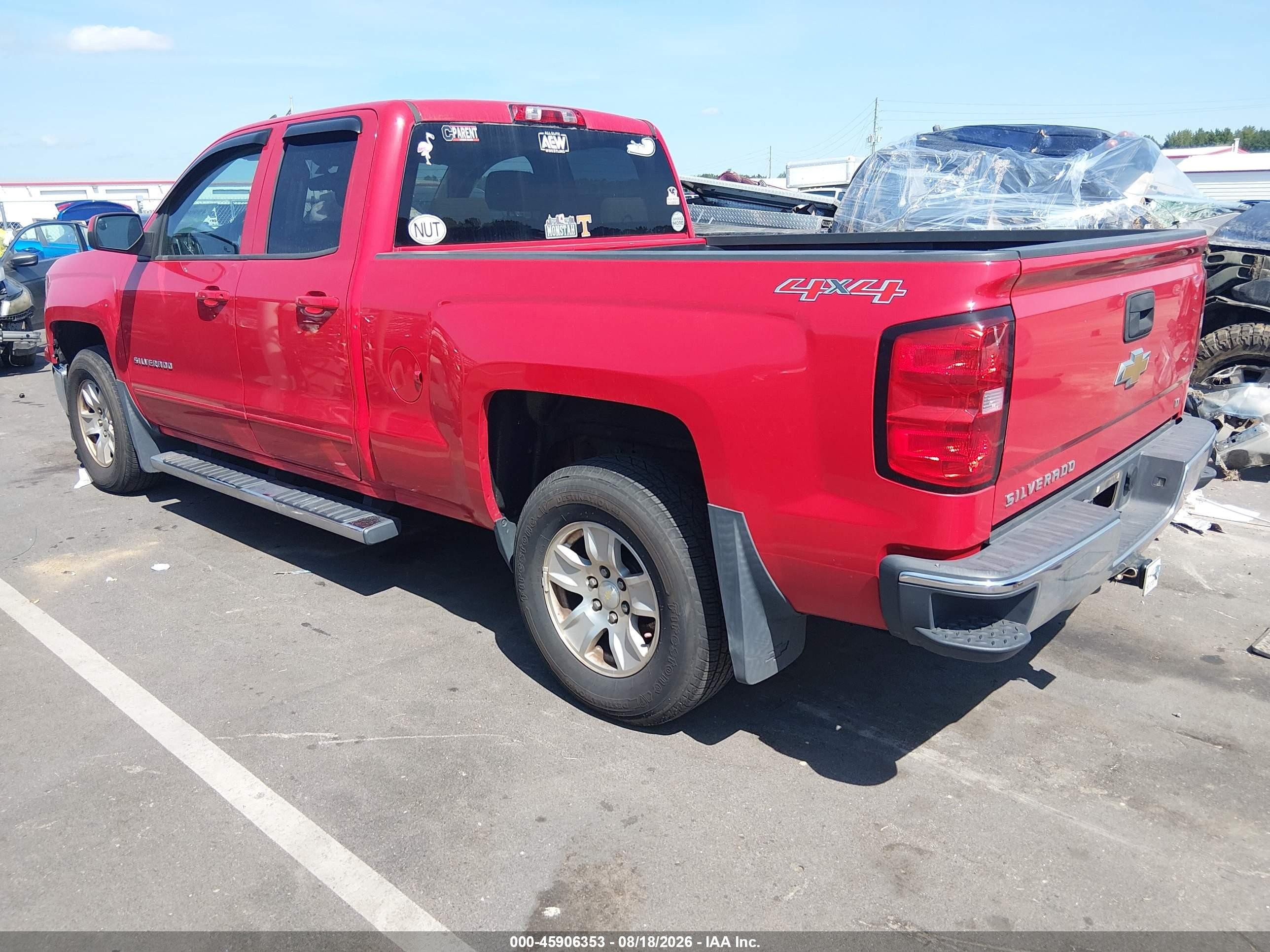2015 Chevrolet Silverado 1500 Lt Red vin: 1GCVKREHXFZ255097