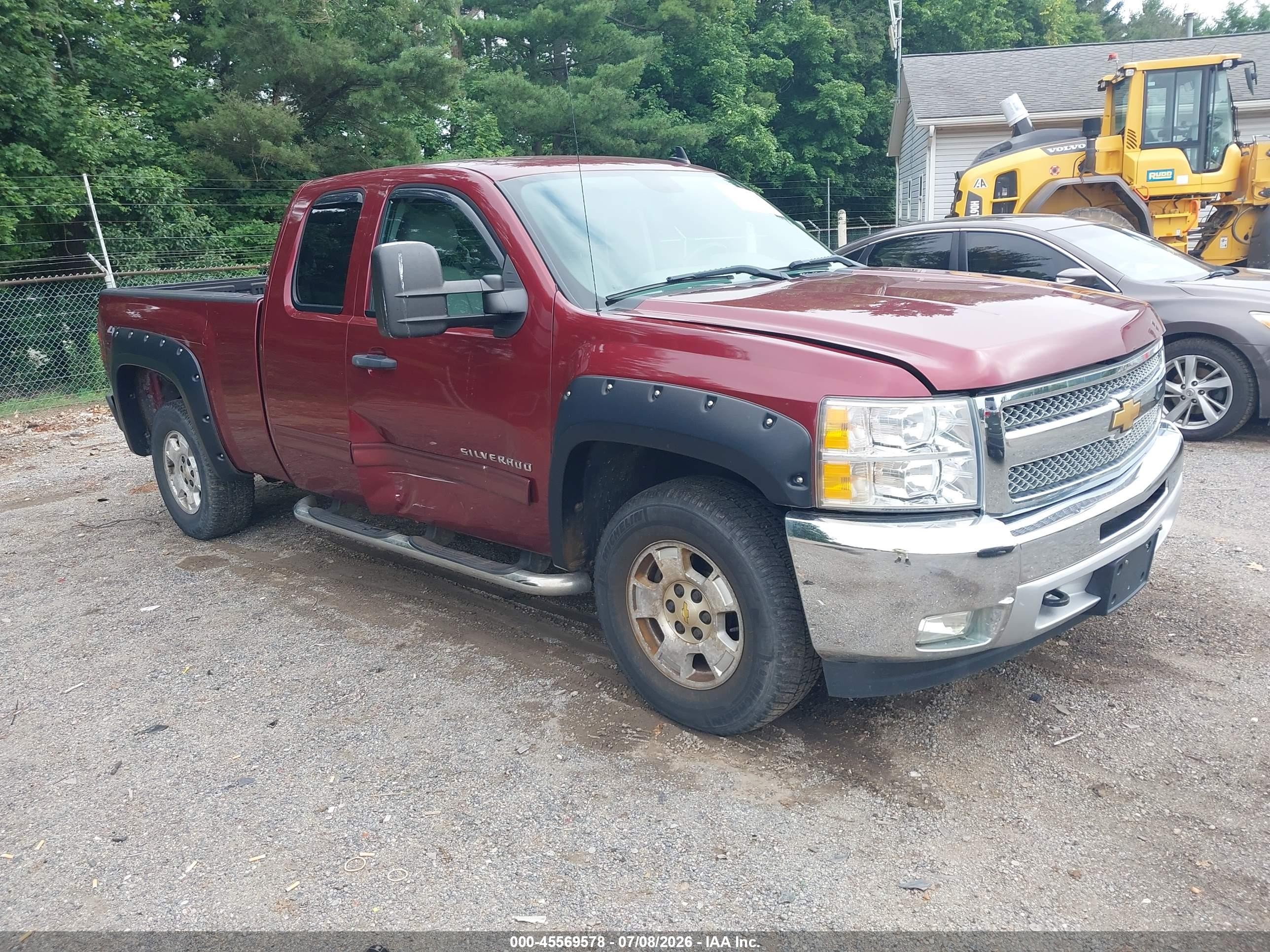 2013 Chevrolet Silverado 1500 Lt Темно-бордовый vin: 1GCVKSE22DZ175616