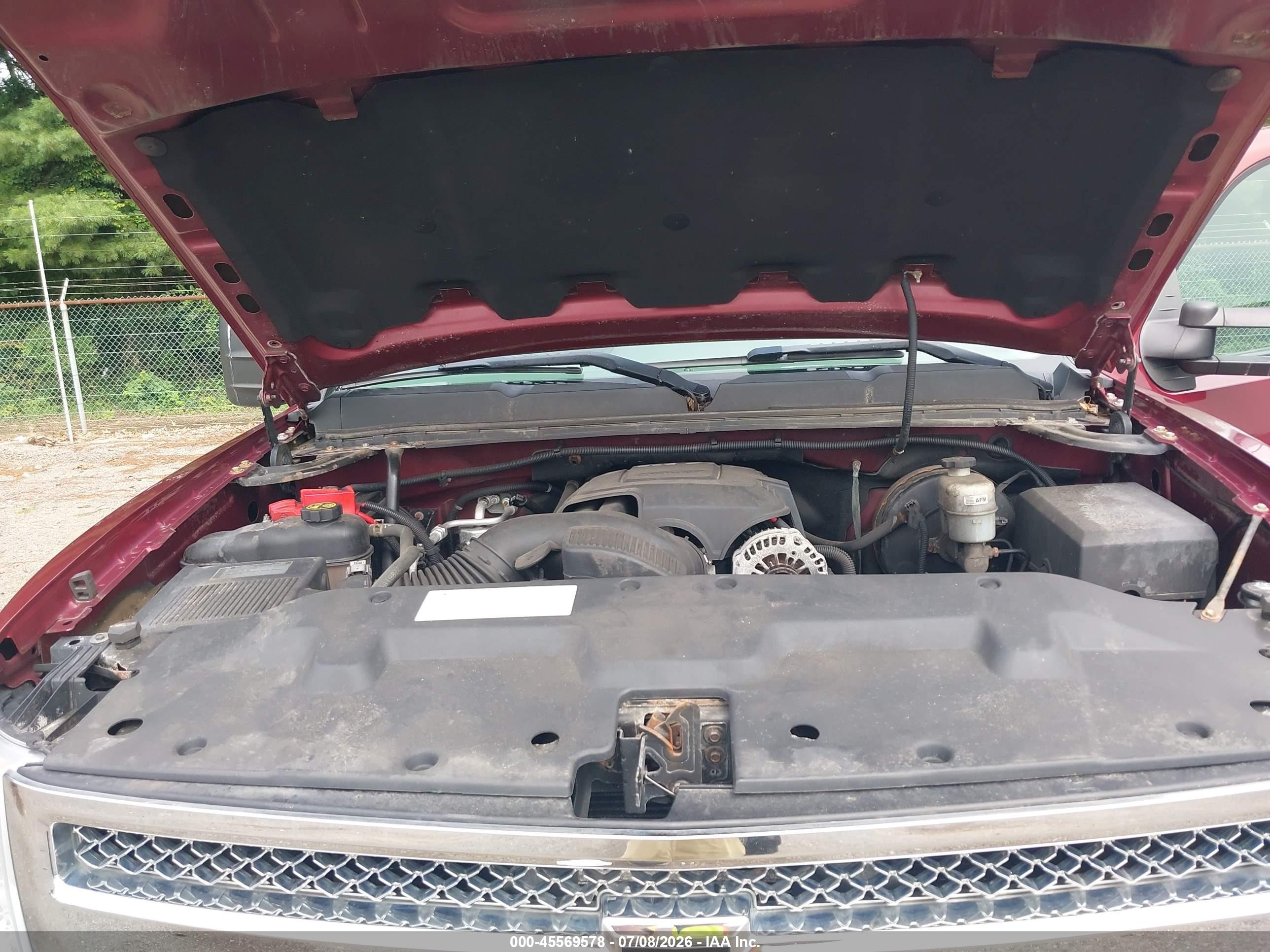 2013 Chevrolet Silverado 1500 Lt Темно-бордовый vin: 1GCVKSE22DZ175616