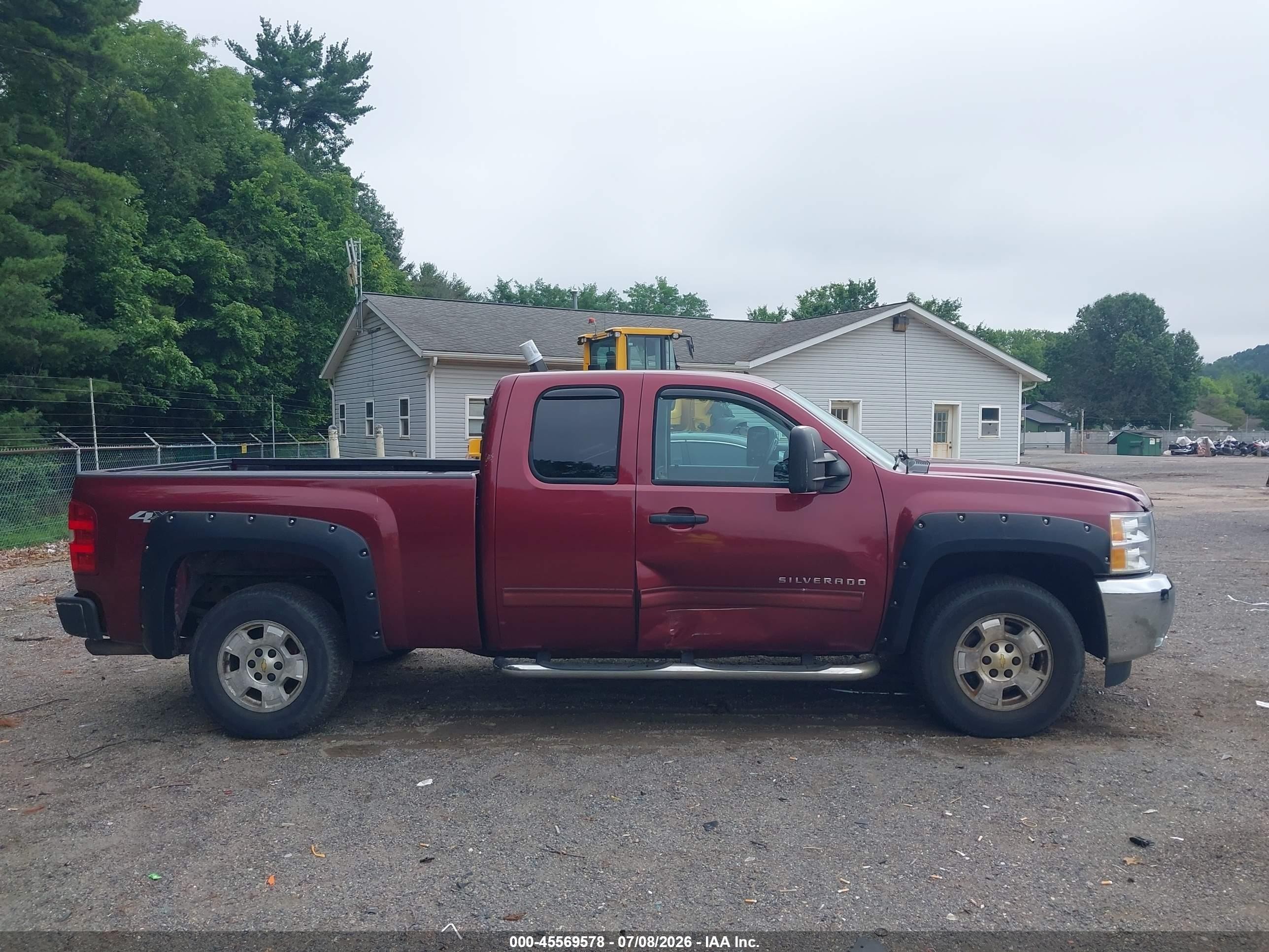 2013 Chevrolet Silverado 1500 Lt Темно-бордовый vin: 1GCVKSE22DZ175616