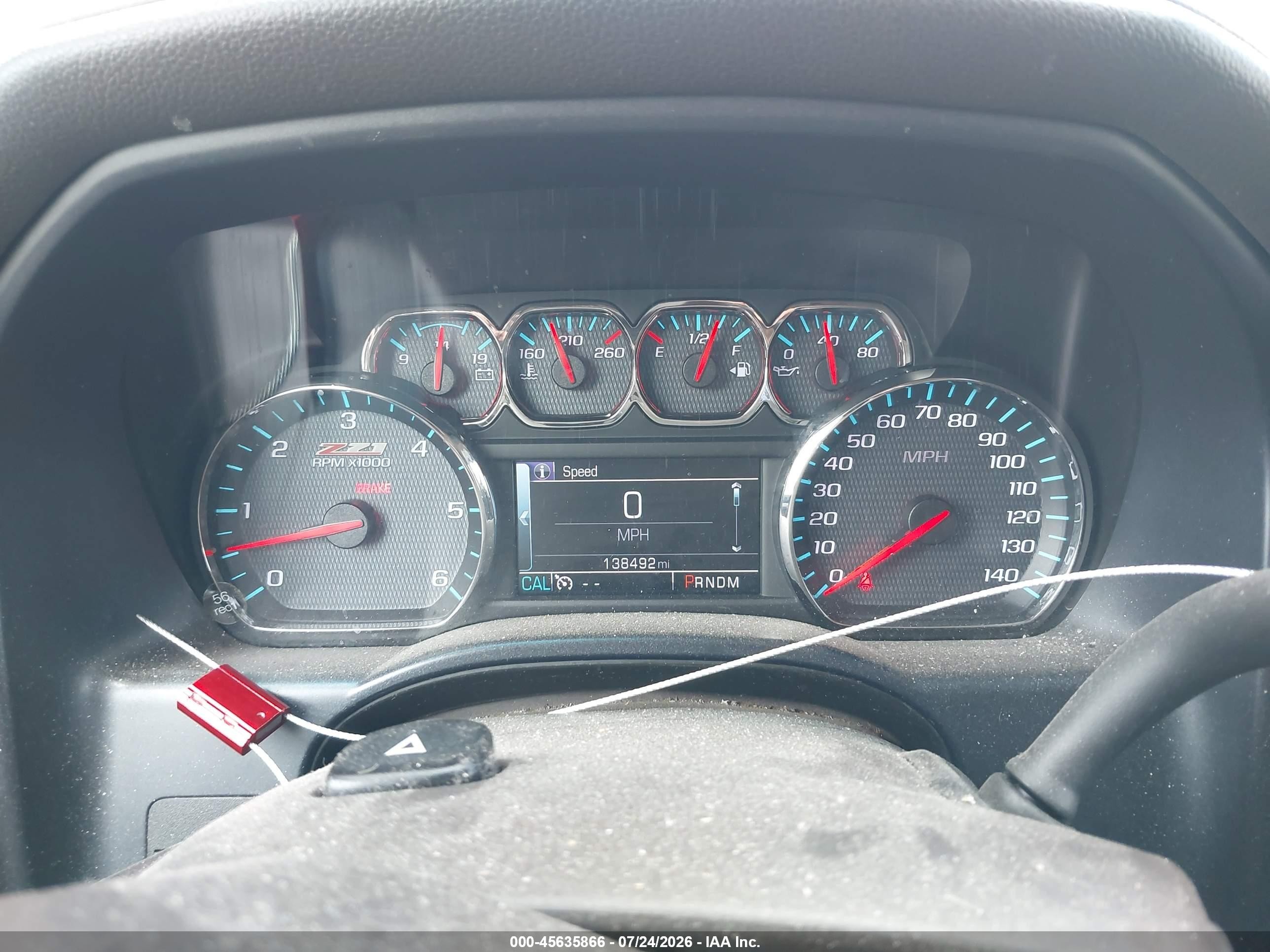 2015 Chevrolet Silverado 1500 Ltz Red vin: 1GCVKSEC0FZ161533