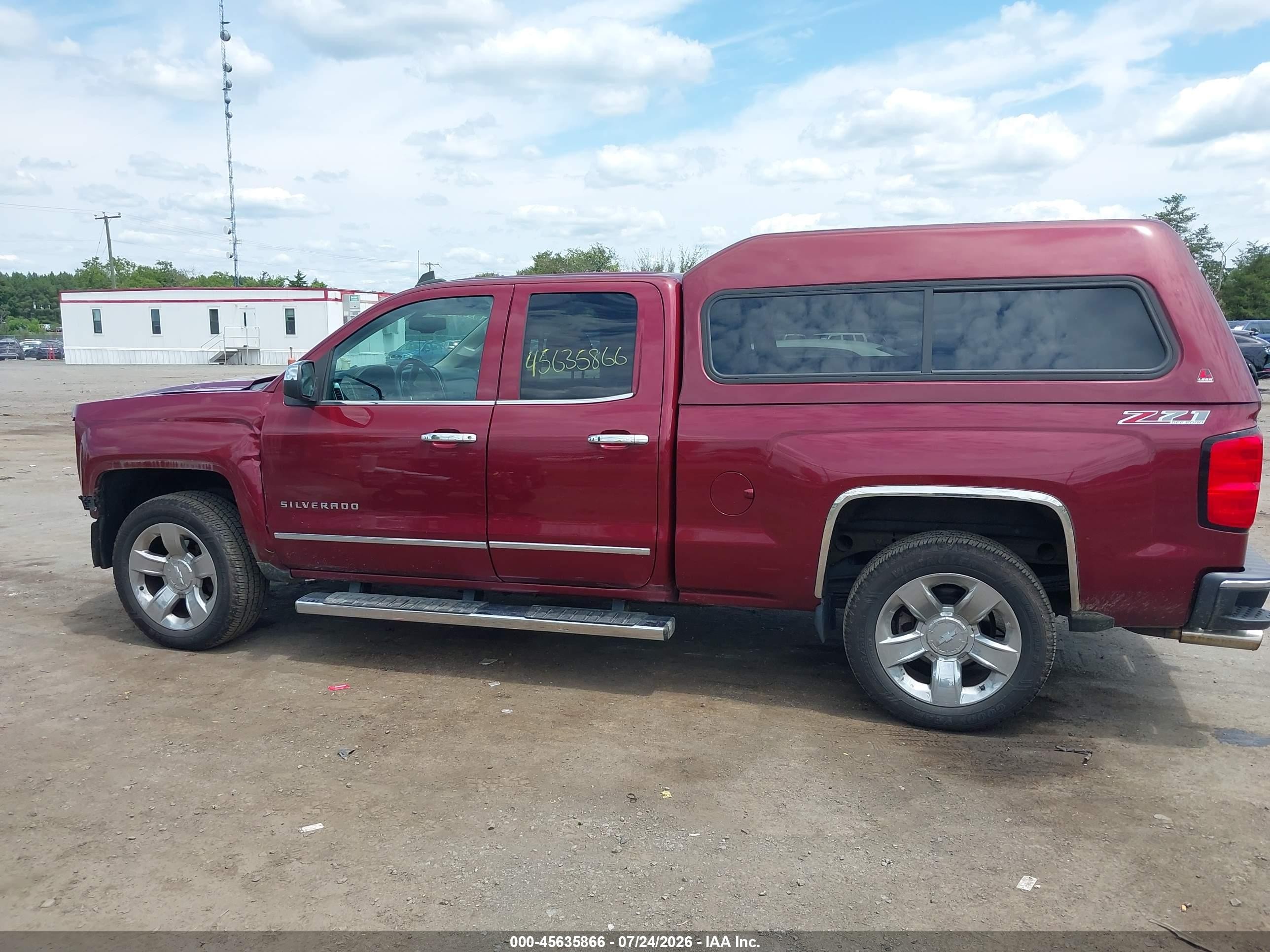 2015 Chevrolet Silverado 1500 Ltz Red vin: 1GCVKSEC0FZ161533