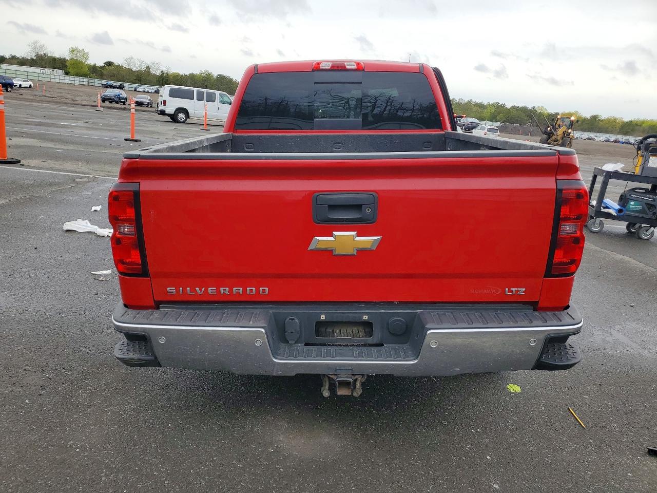 2014 Chevrolet Silverado K1500 Ltz Red vin: 1GCVKSEC1EZ345281