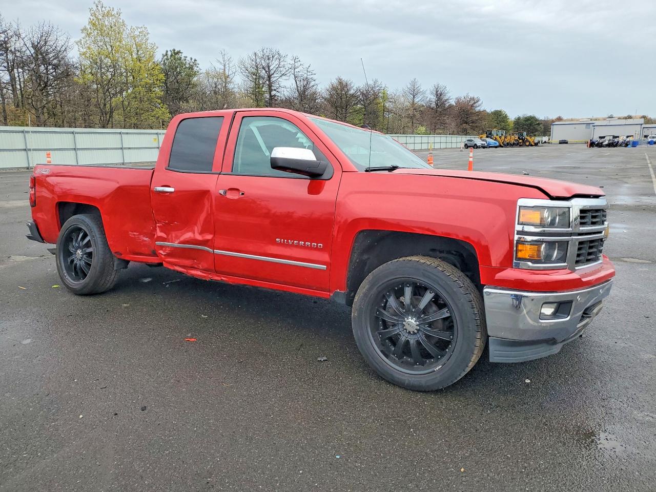 2014 Chevrolet Silverado K1500 Ltz Red vin: 1GCVKSEC1EZ345281