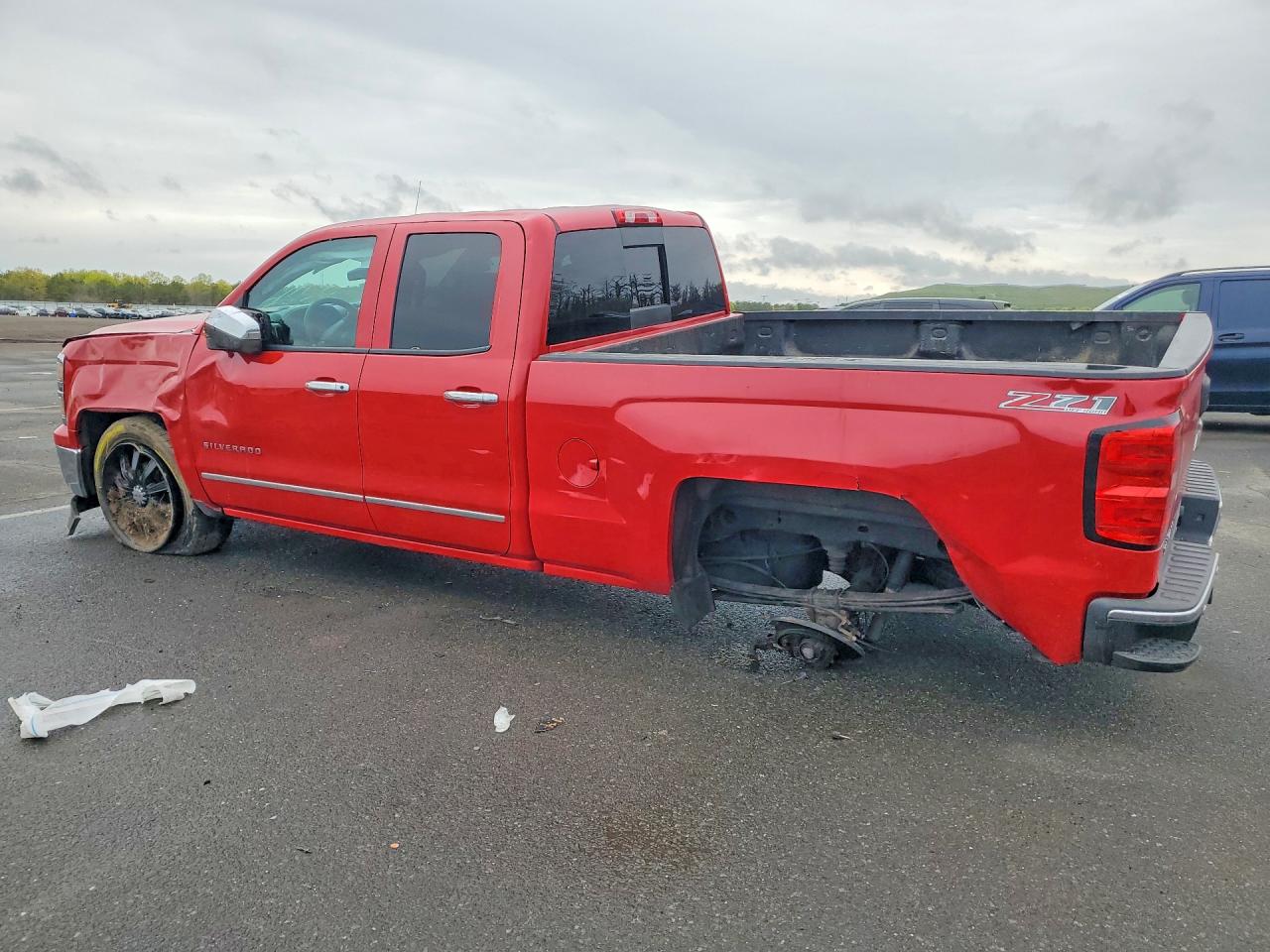 2014 Chevrolet Silverado K1500 Ltz Red vin: 1GCVKSEC1EZ345281