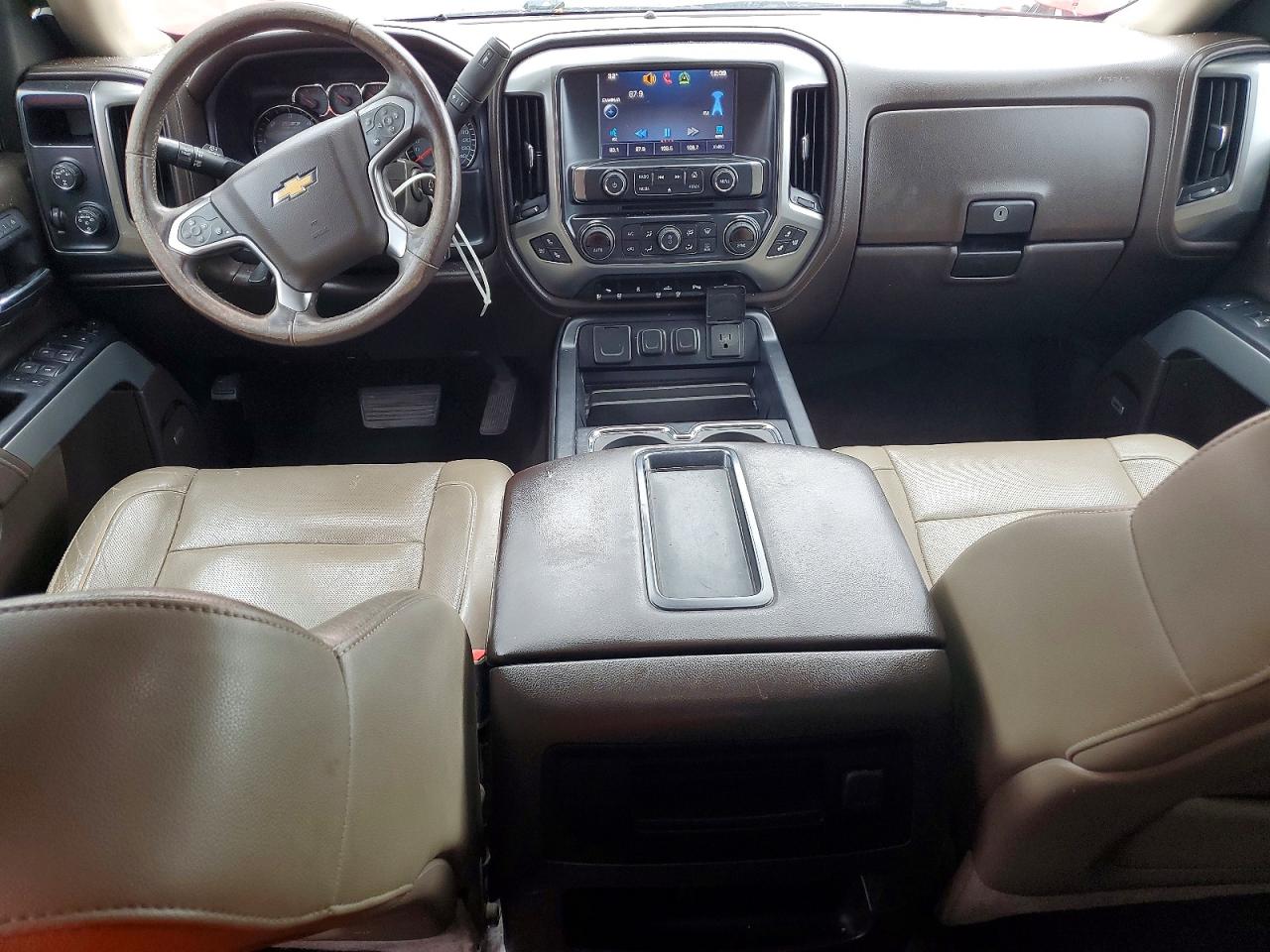 2014 Chevrolet Silverado K1500 Ltz Red vin: 1GCVKSEC1EZ345281