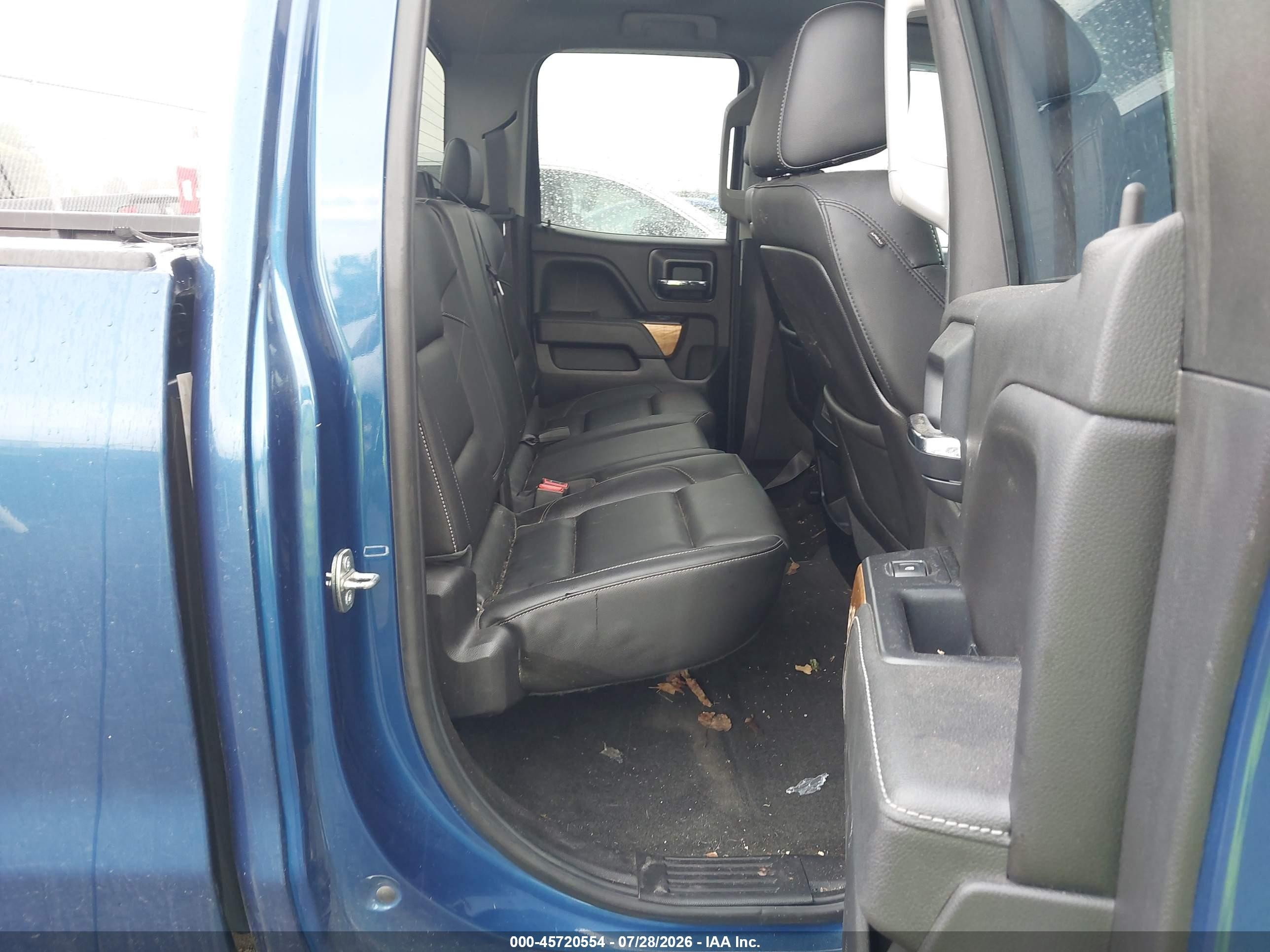 2015 Chevrolet Silverado 1500 Ltz Blue vin: 1GCVKSEC1FZ274455