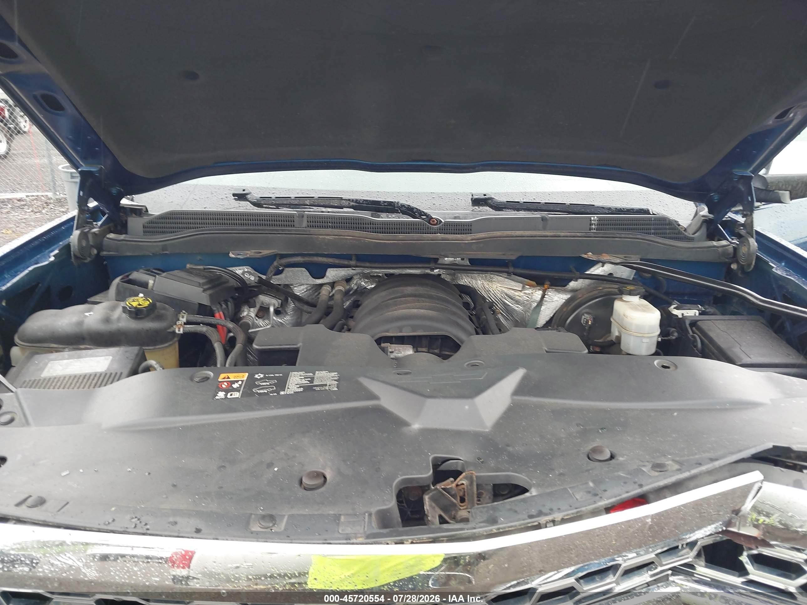 2015 Chevrolet Silverado 1500 Ltz Blue vin: 1GCVKSEC1FZ274455