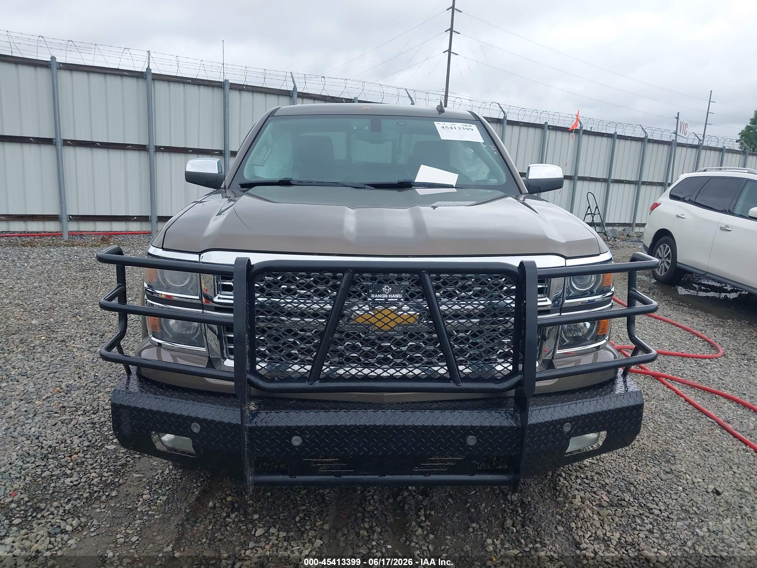 2014 Chevrolet Silverado 1500 Ltz Tan vin: 1GCVKSEC2EZ368777