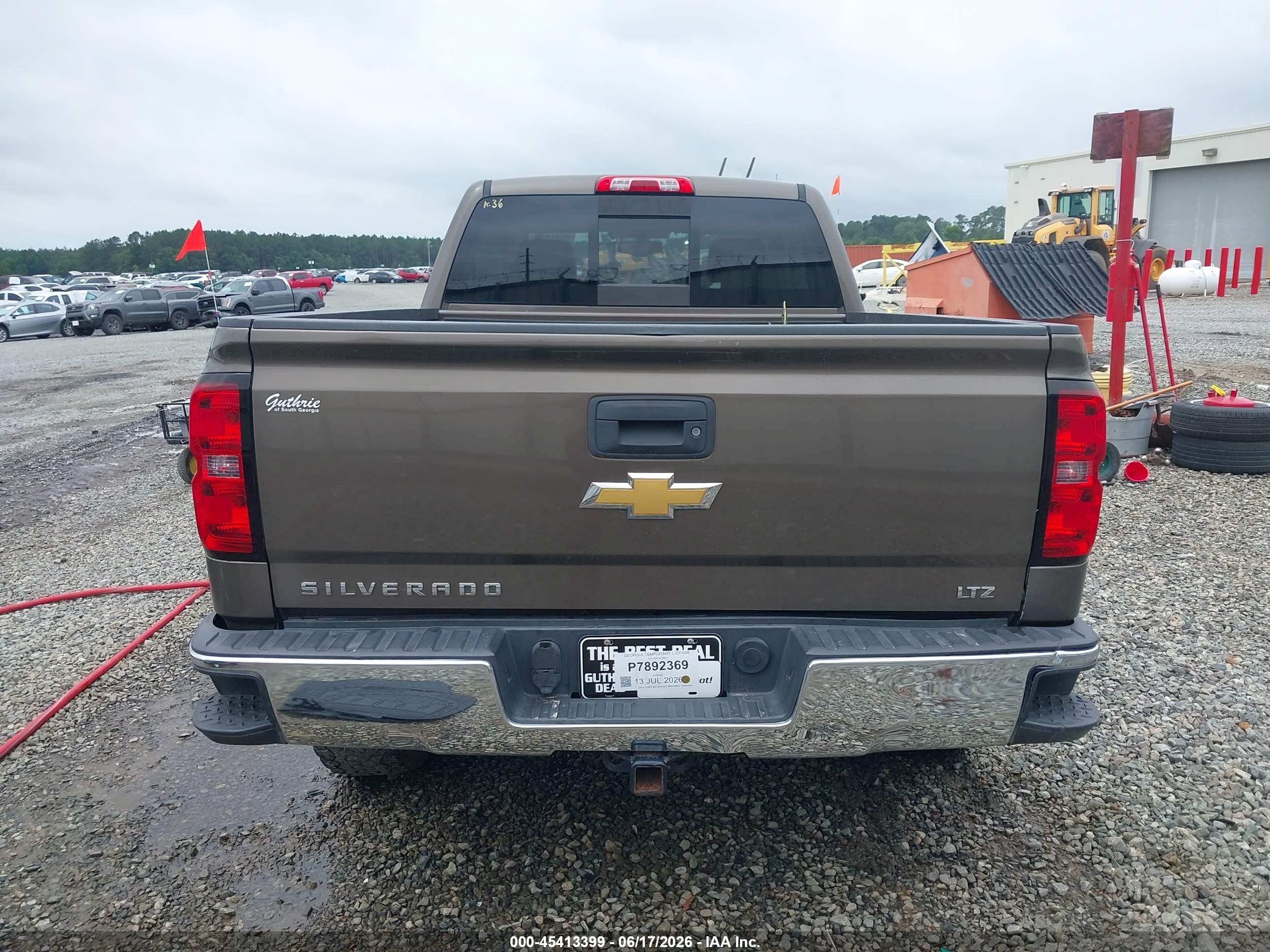 2014 Chevrolet Silverado 1500 Ltz Tan vin: 1GCVKSEC2EZ368777