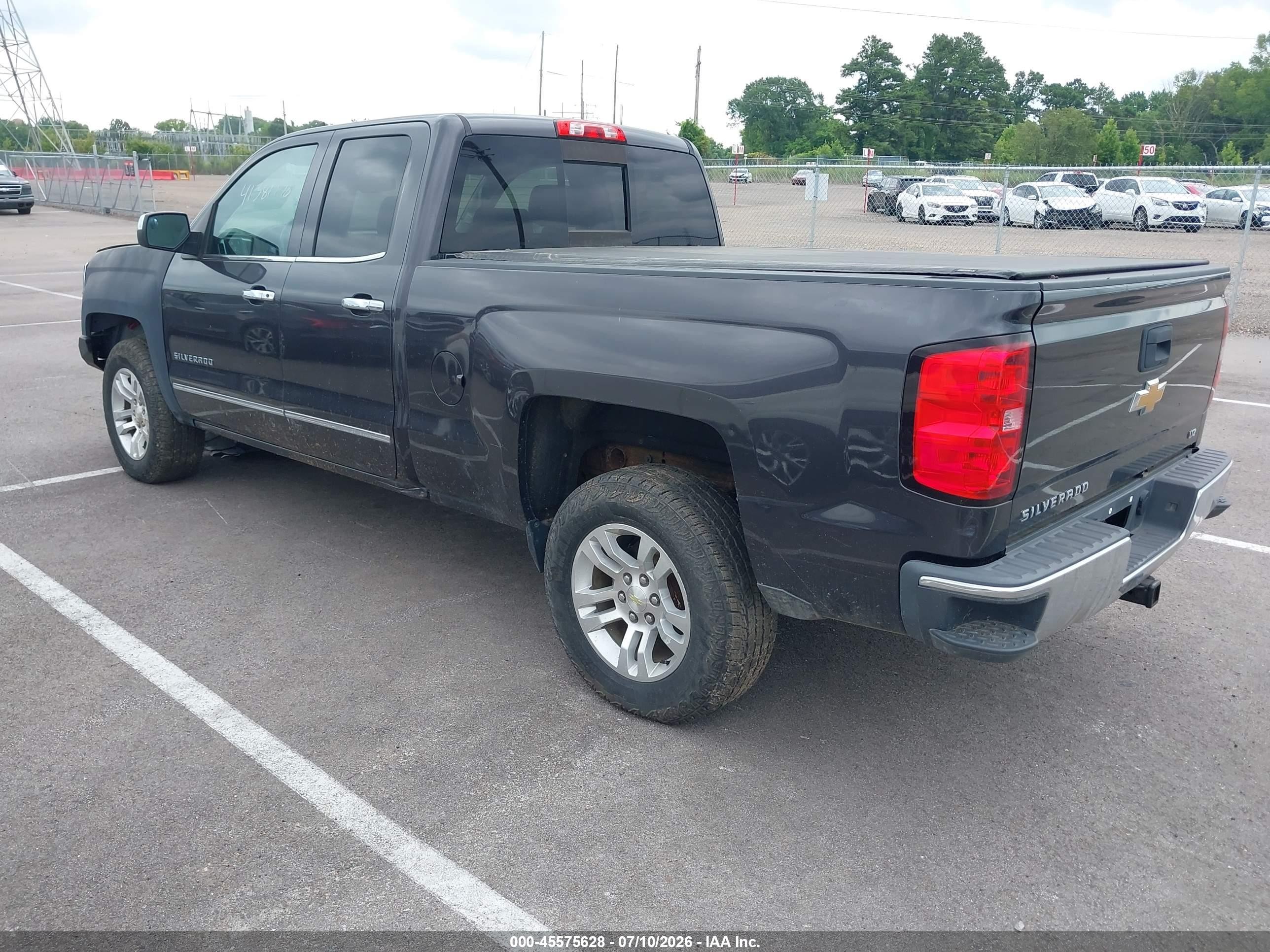 2015 Chevrolet Silverado 1500 1lz Black vin: 1GCVKSEC2FZ285898