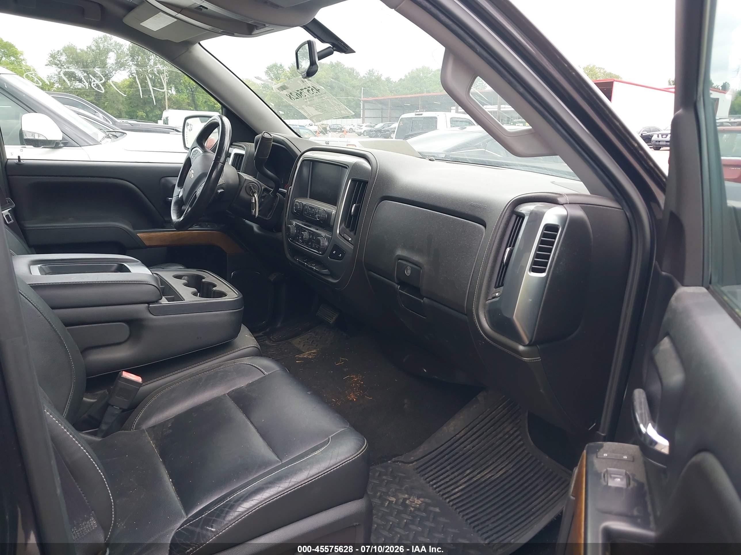 2015 Chevrolet Silverado 1500 1lz Black vin: 1GCVKSEC2FZ285898