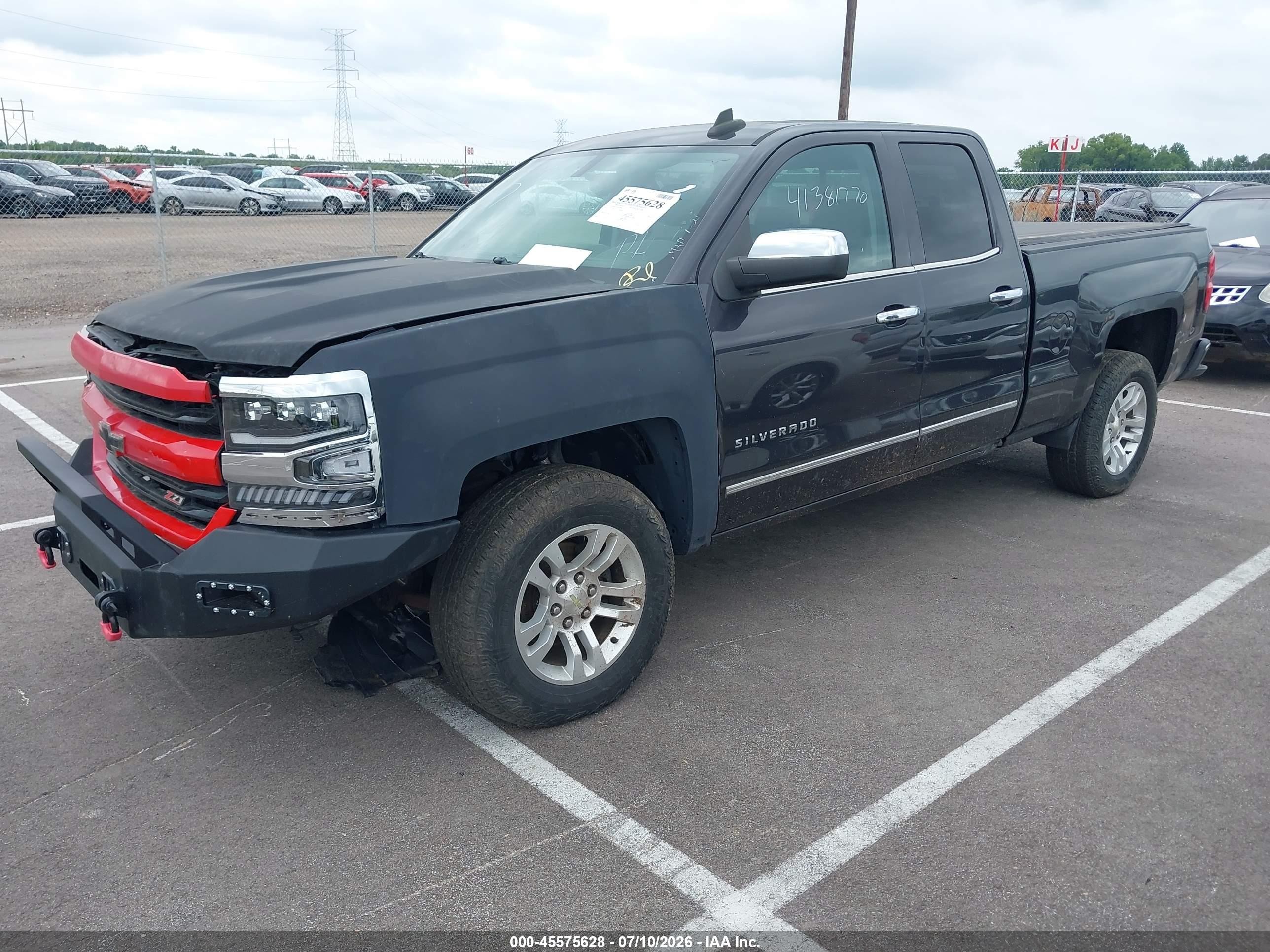 2015 Chevrolet Silverado 1500 1lz Black vin: 1GCVKSEC2FZ285898