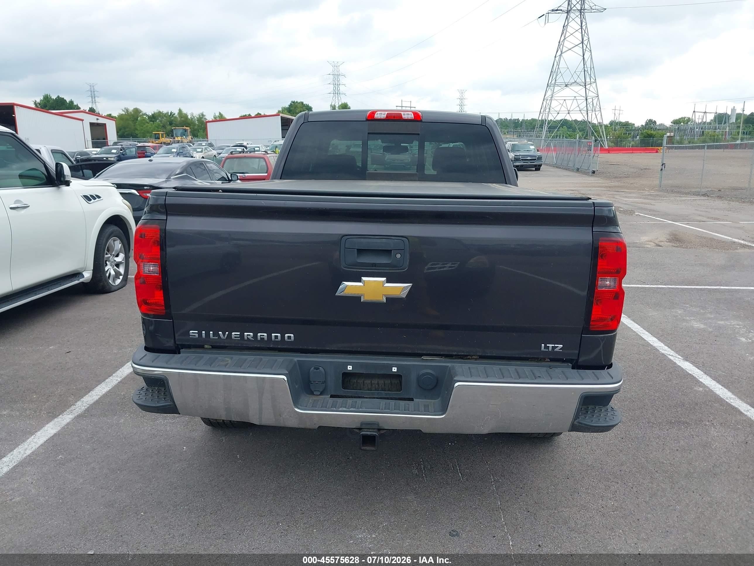 2015 Chevrolet Silverado 1500 1lz Black vin: 1GCVKSEC2FZ285898
