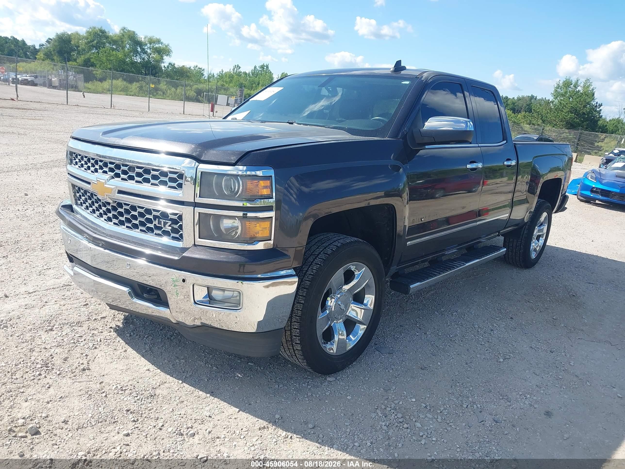 2015 Chevrolet Silverado 1500 Ltz Black vin: 1GCVKSEC2FZ371860