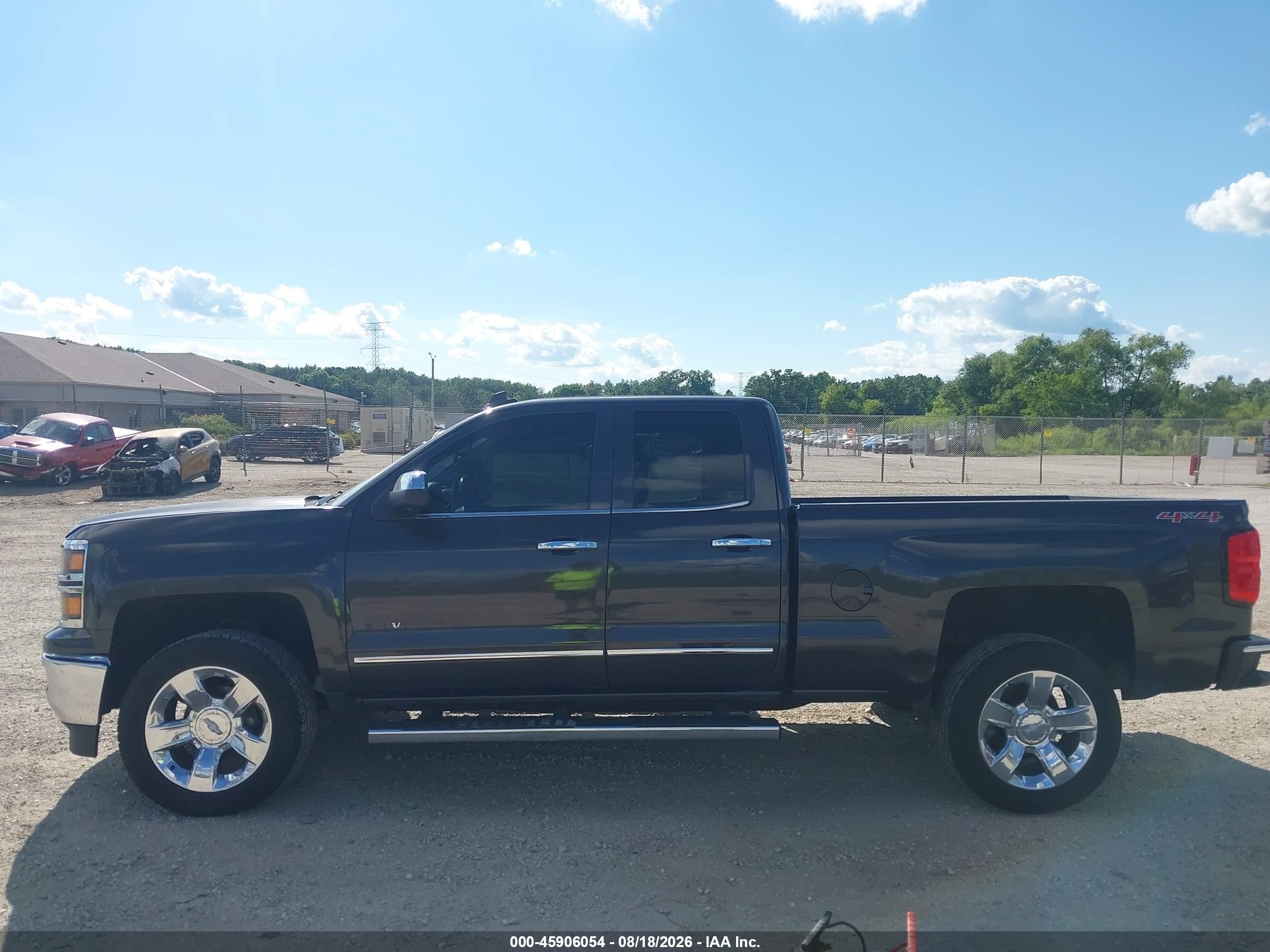 2015 Chevrolet Silverado 1500 Ltz Black vin: 1GCVKSEC2FZ371860