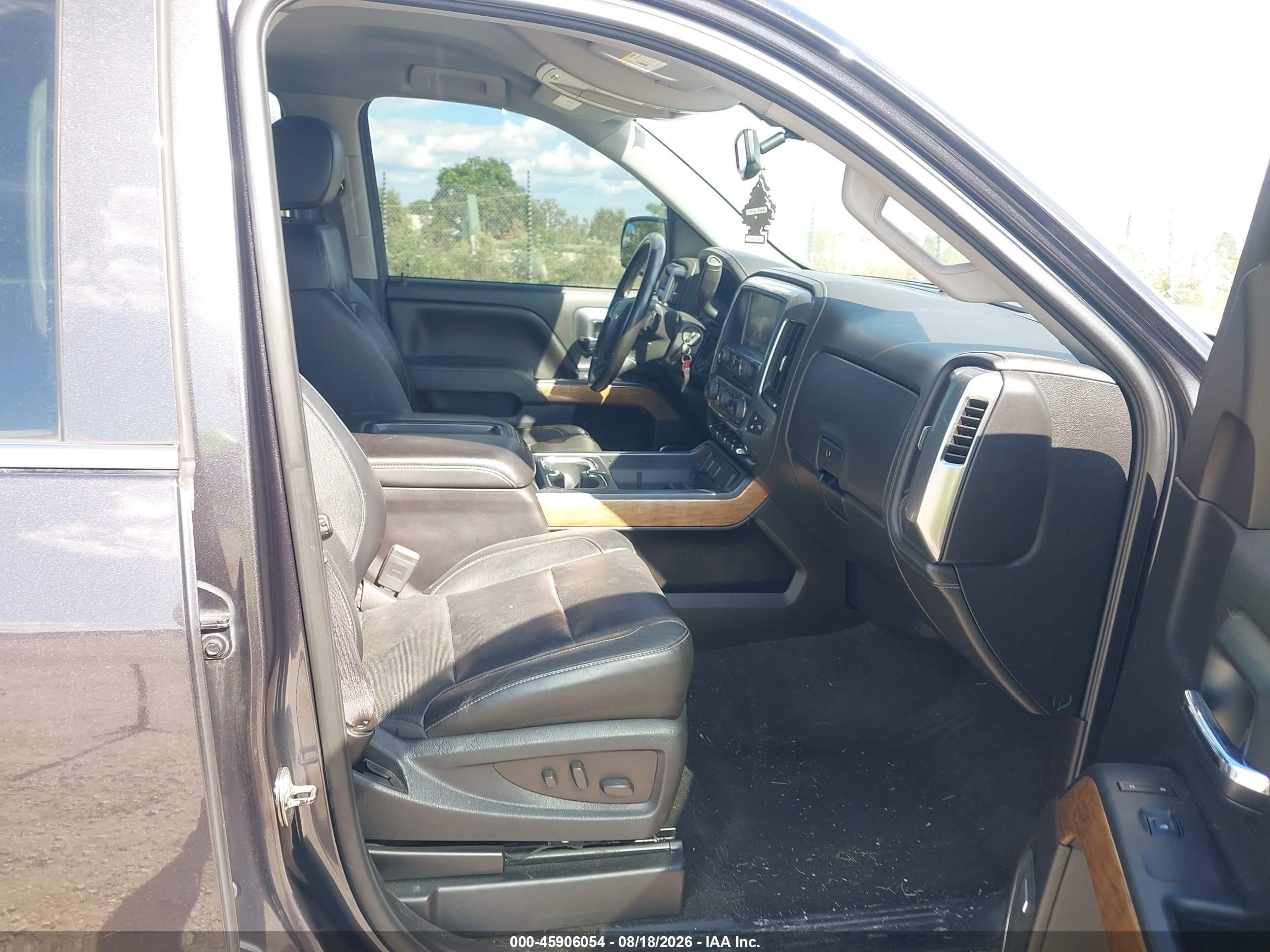 2015 Chevrolet Silverado 1500 Ltz Black vin: 1GCVKSEC2FZ371860