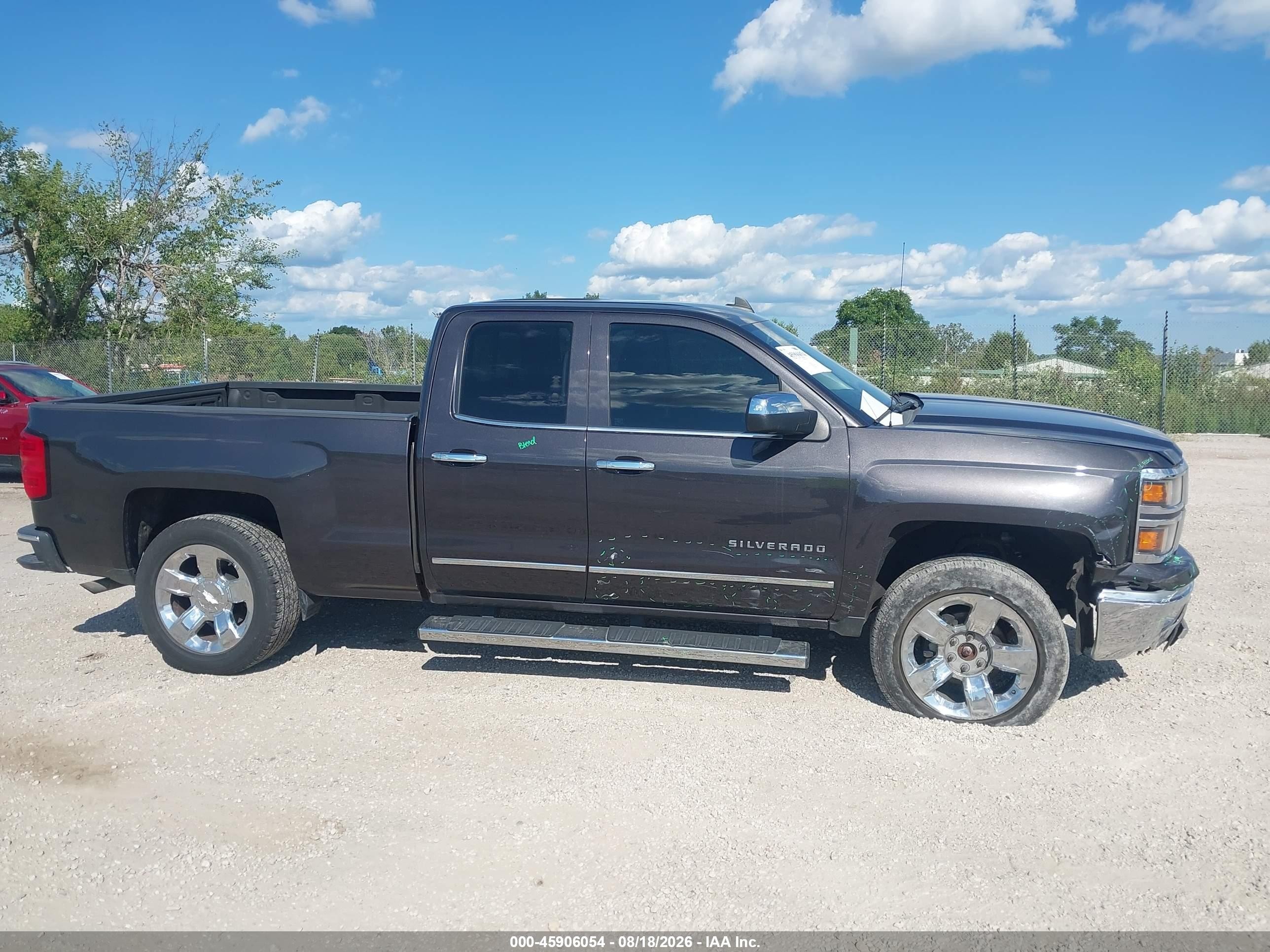 2015 Chevrolet Silverado 1500 Ltz Black vin: 1GCVKSEC2FZ371860