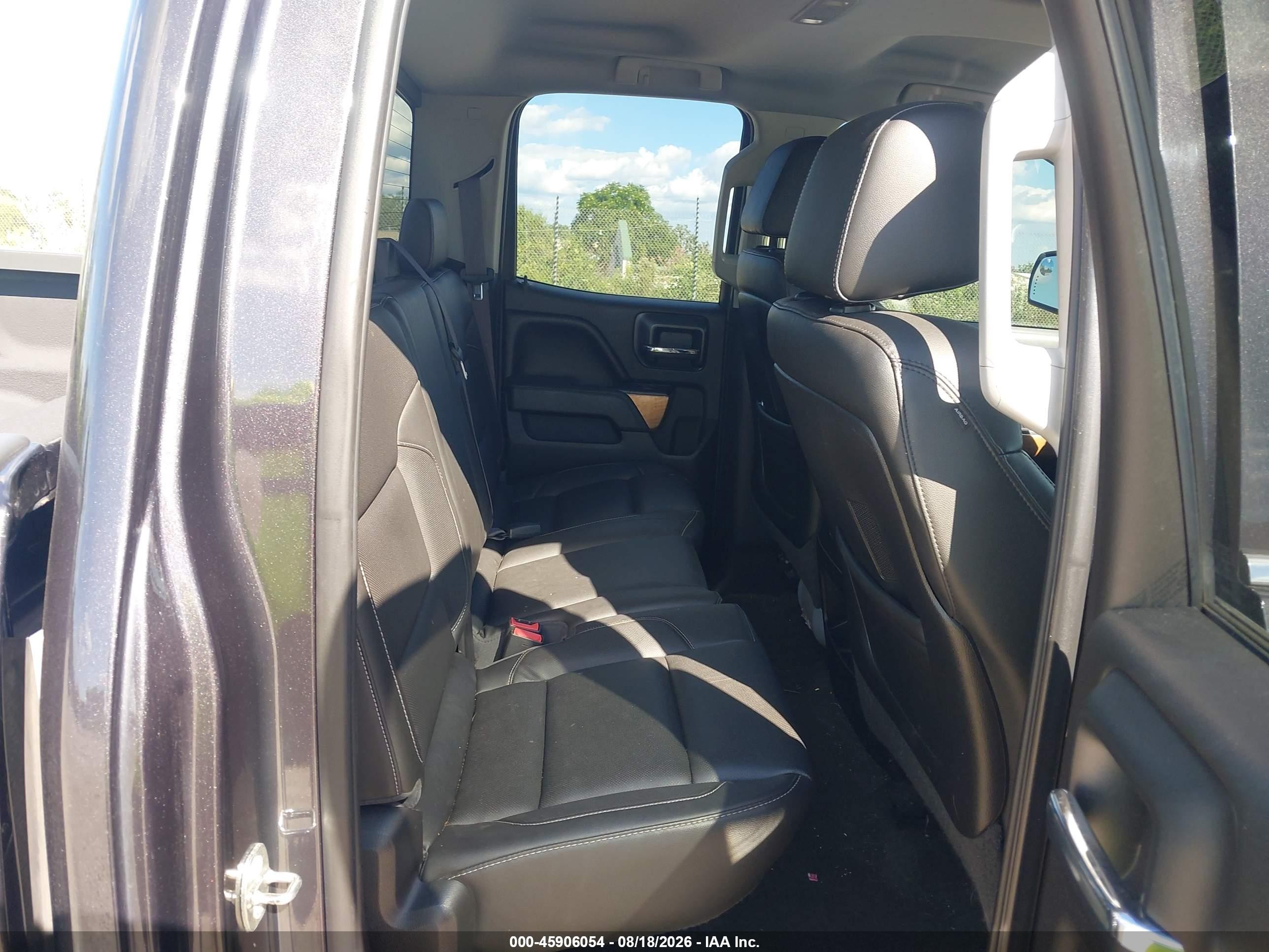 2015 Chevrolet Silverado 1500 Ltz Black vin: 1GCVKSEC2FZ371860