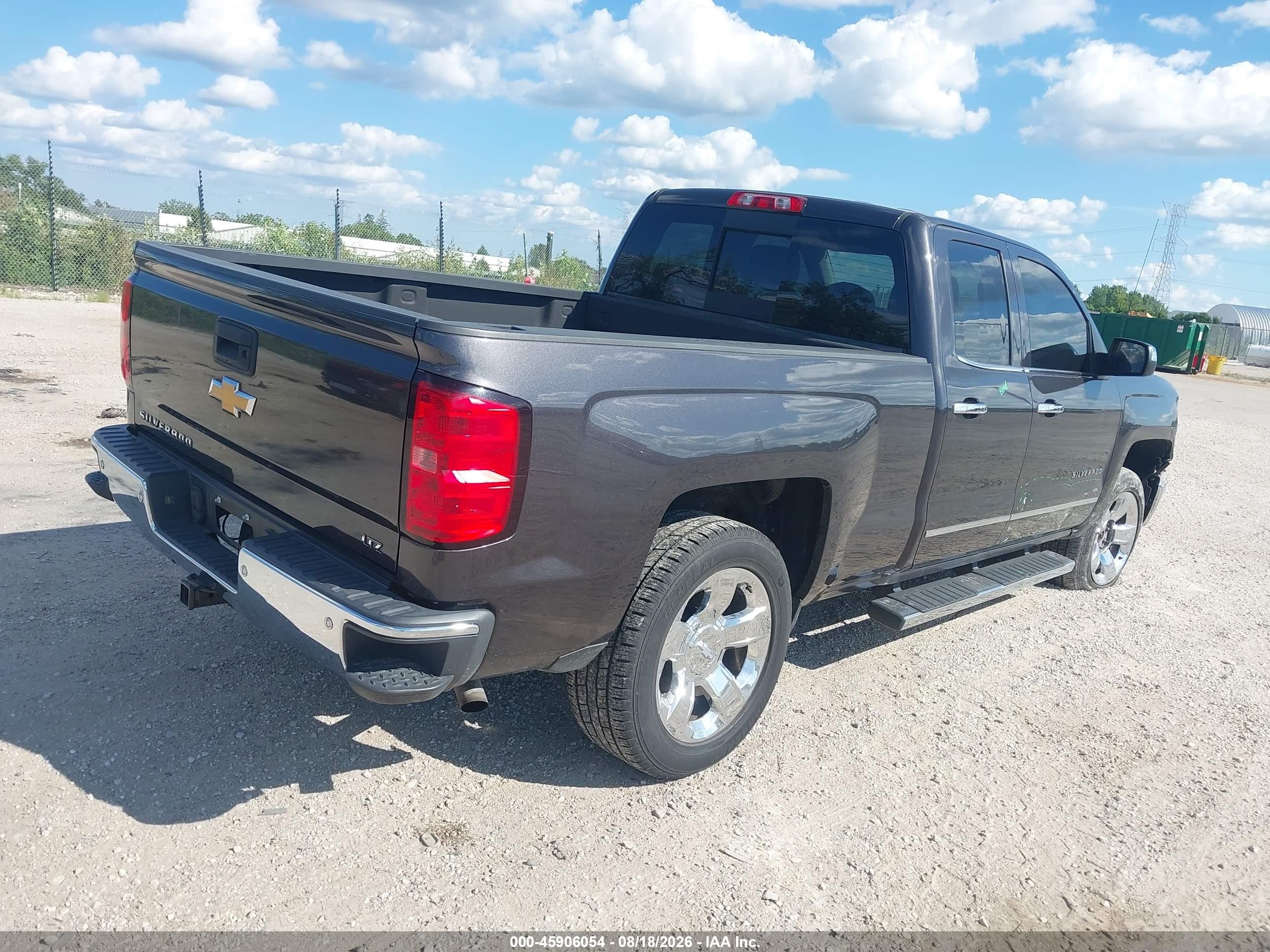 2015 Chevrolet Silverado 1500 Ltz Black vin: 1GCVKSEC2FZ371860
