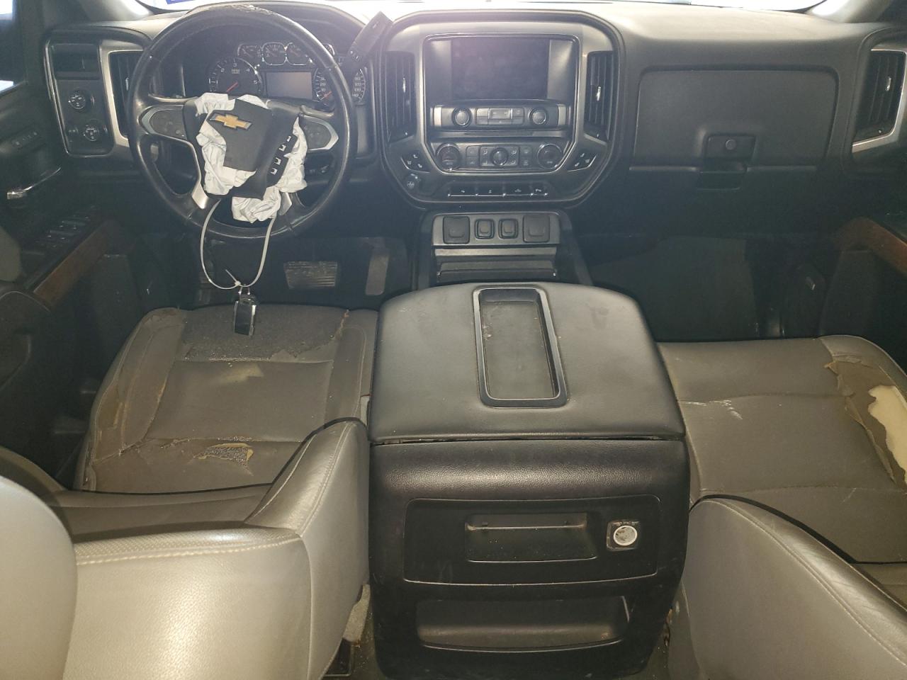 2014 Chevrolet Silverado K1500 Ltz Black vin: 1GCVKSEC3EZ270597 Damage: Right Front Seat Cushion, Torn, 11 To 12 Inches