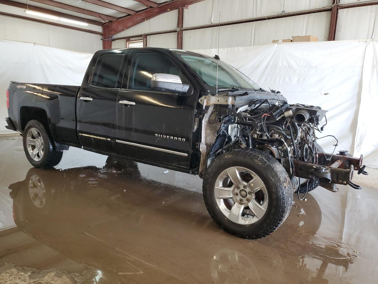 2014 Chevrolet Silverado K1500 Ltz Black vin: 1GCVKSEC3EZ270597 Damage: Right Rear Door Molding, Missing, Replacement Required