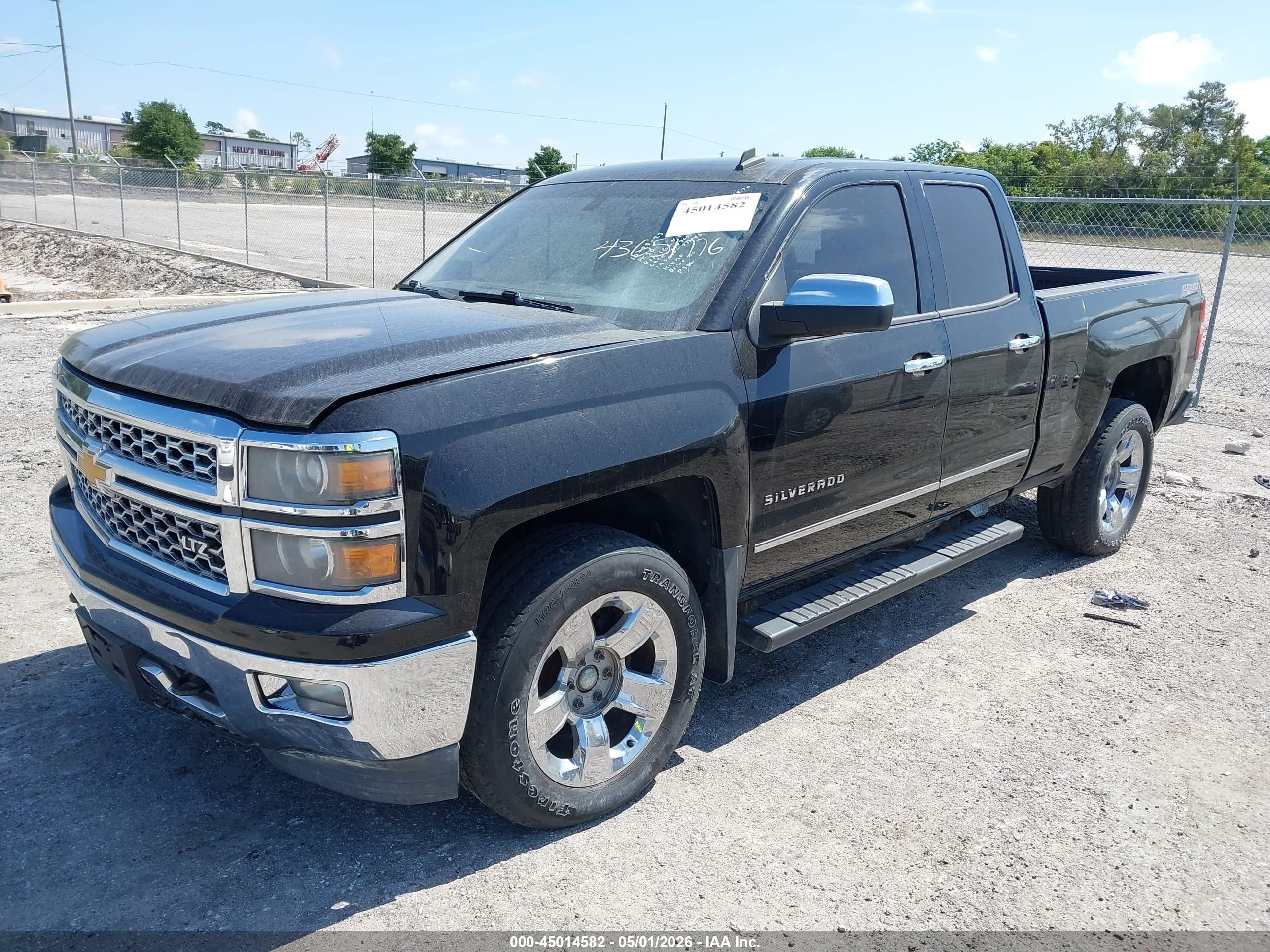 2014 Chevrolet Silverado 1500   Black vin: 1GCVKSEC4EZ156270