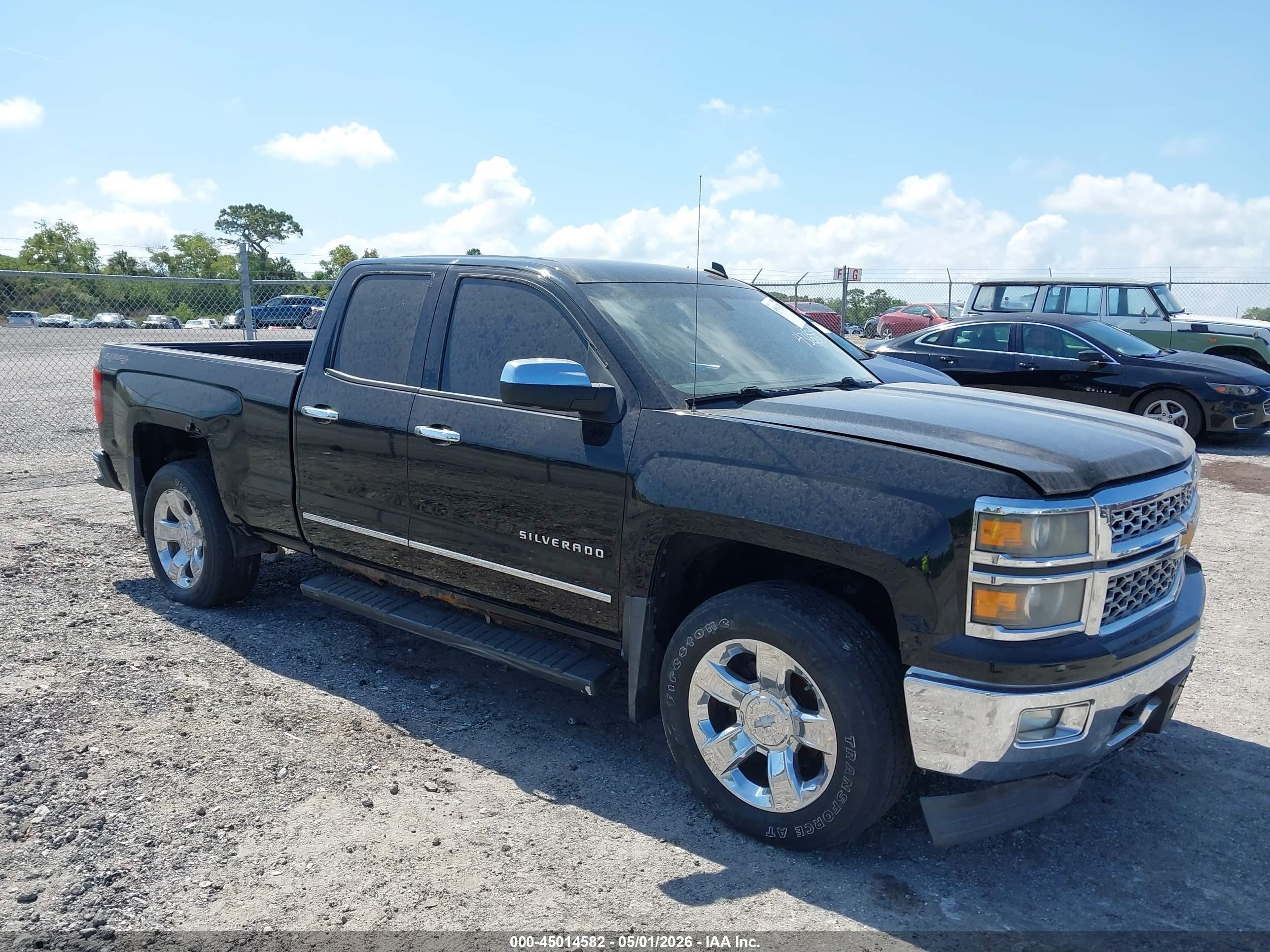 2014 Chevrolet Silverado 1500   Black vin: 1GCVKSEC4EZ156270